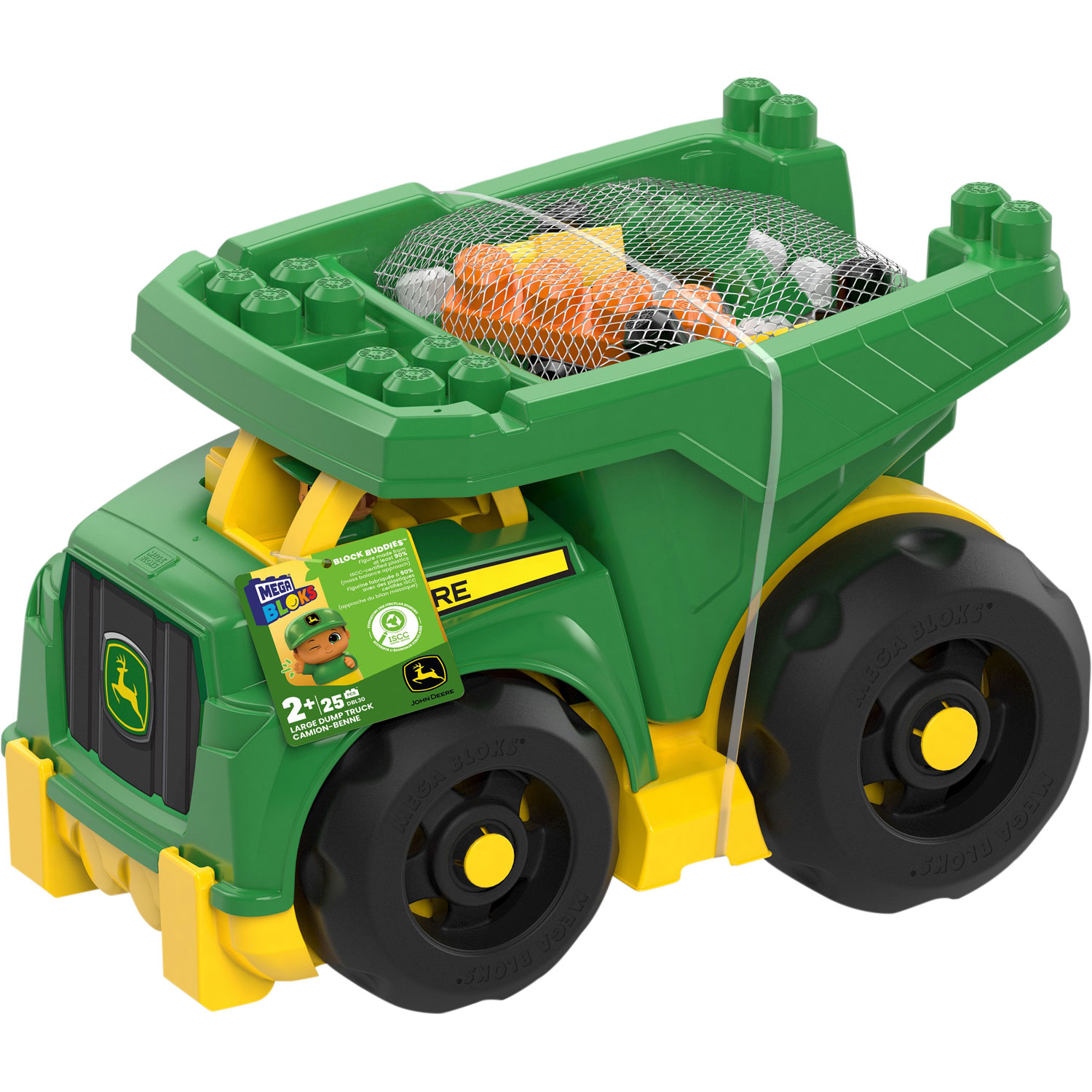 Mattel Mega Bloks John Deere Dump Truck