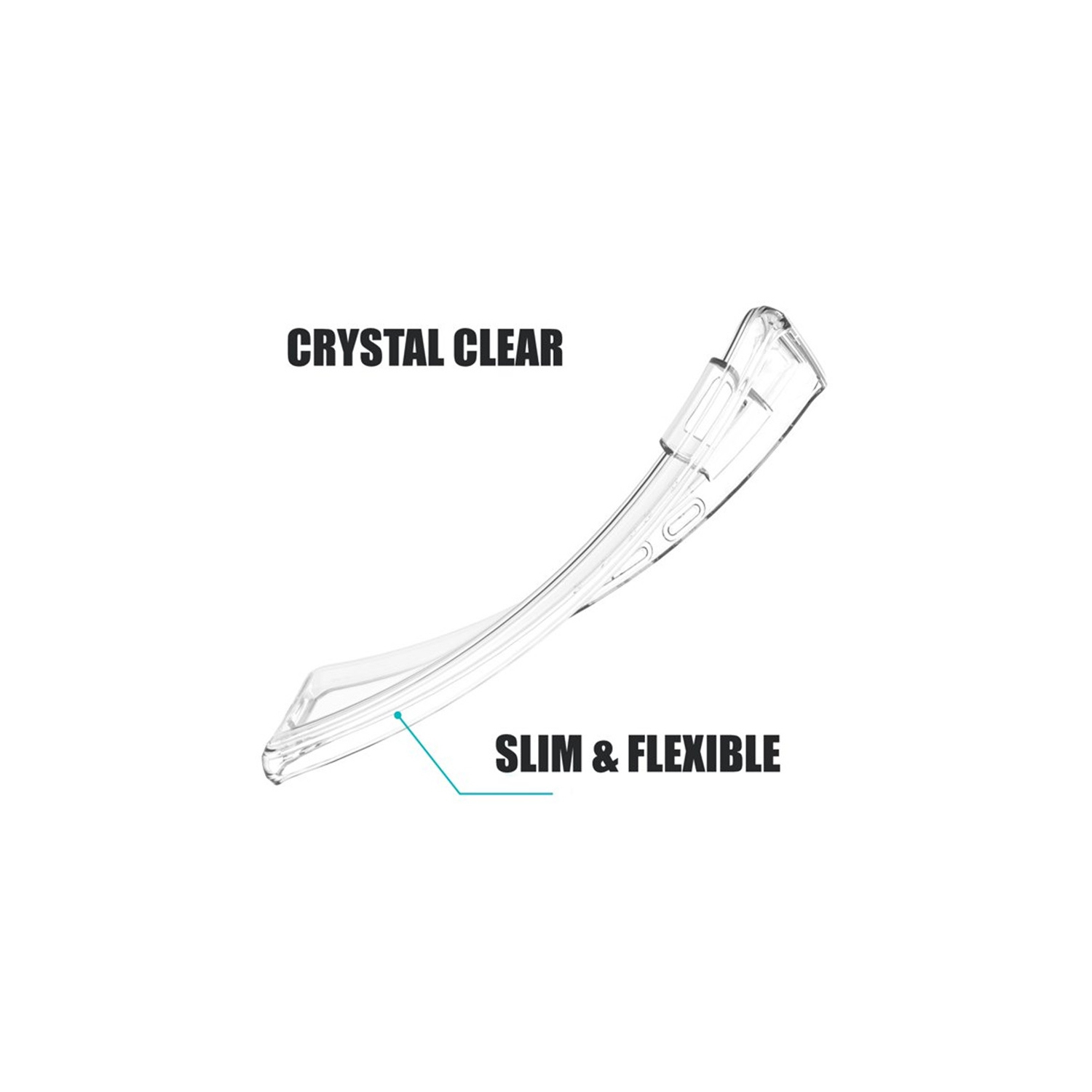 【CSmart】 Thin TPU Silicone Jelly Bumper Soft Case Back Cover for Google Pixel 7 Pro 2022 , Clear