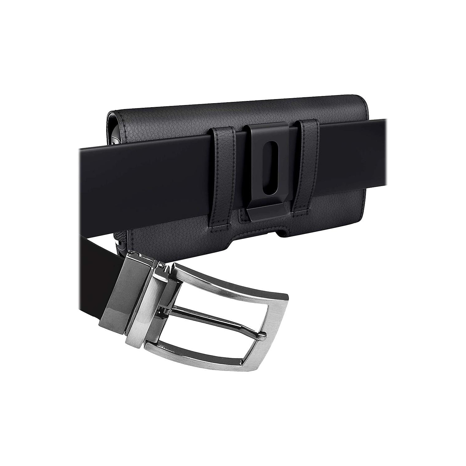 Étui SaharaCase - Étui de ceinture pour Apple iPhone 14 Pro Max, iPhone 14 plus, 13 Pro Max, iPhone 12 Pro Max - Noir