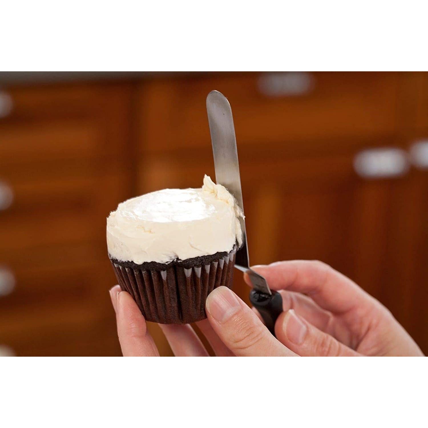 Icing Spatula, Stainless Steel Cake Spatula with Sturdy and Durable Handle Cake Decorating Spatula Set of 3 - Multi purpose Use for Home, Kitchen or