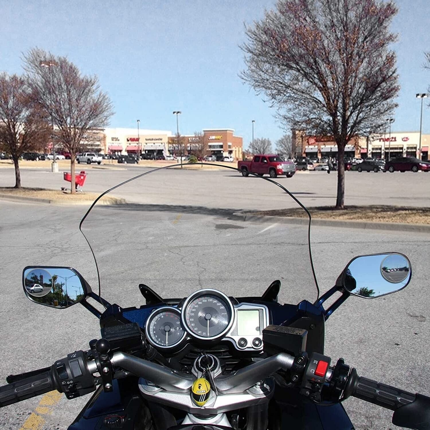 2pcs Car 360 Degree Wide Angle Convex Mirror Small Round Side Blind Spot Rear View Parking Mirror Frameless Blind Spot Mirror