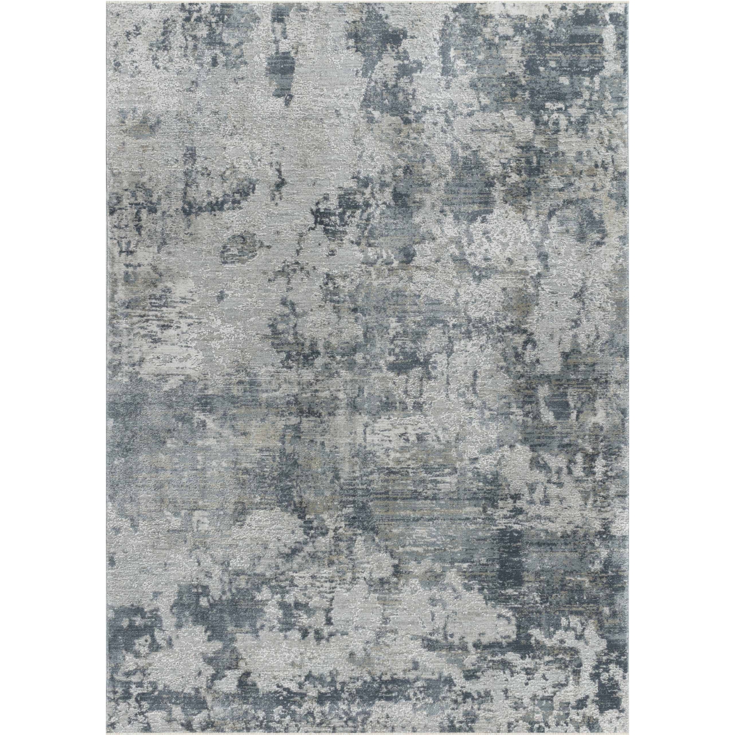 Rug Branch Eira Contemporary Abstract Blue/Grey Area Rug