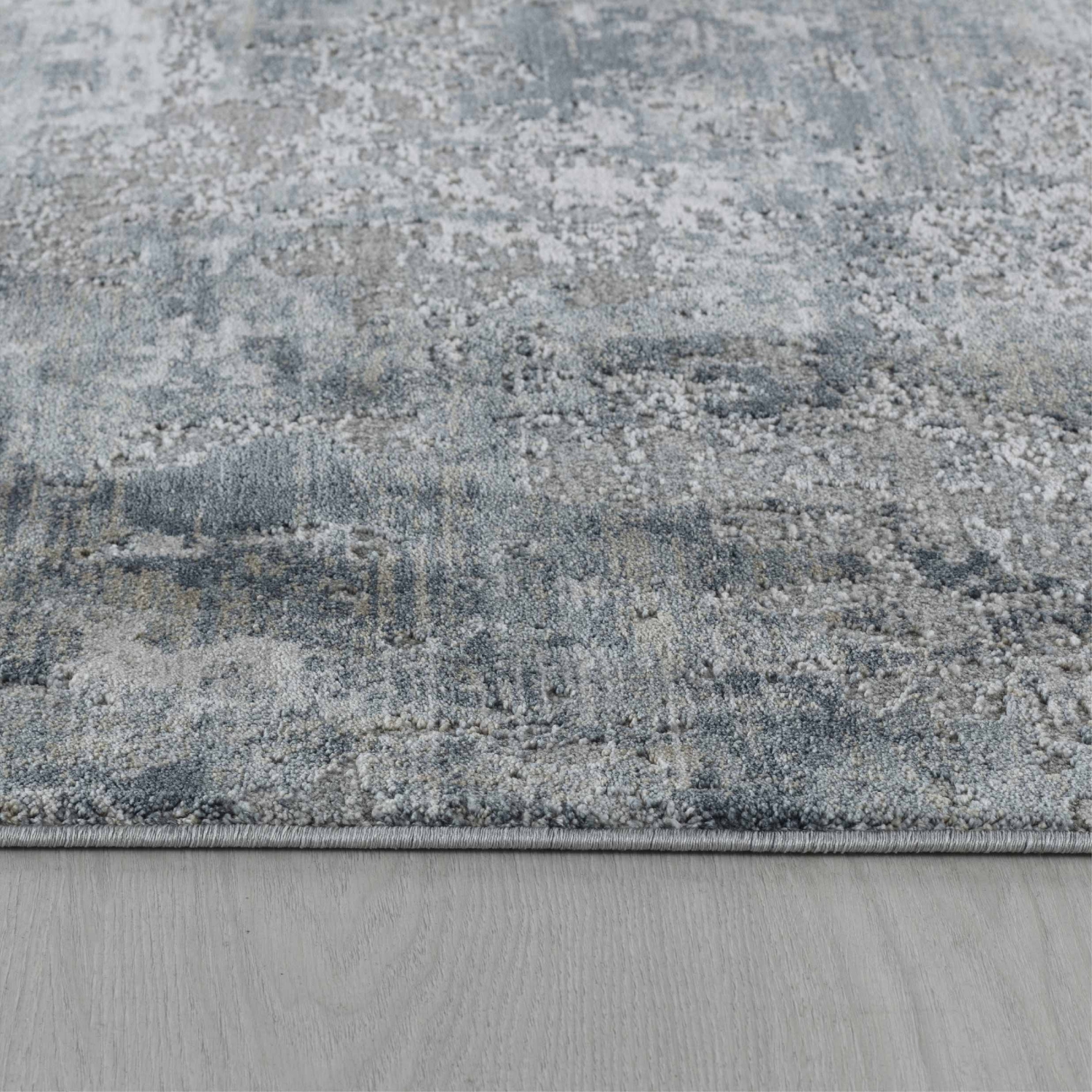 Rug Branch Eira Contemporary Abstract Blue/Grey Area Rug
