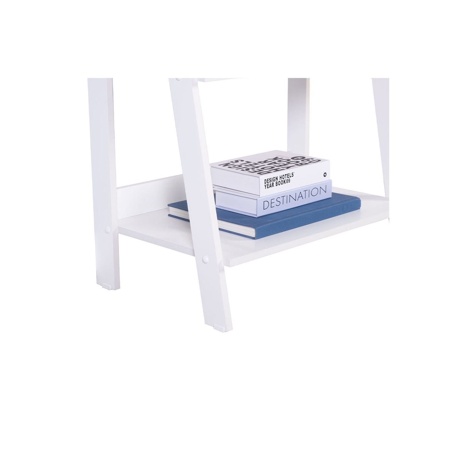 Espace de rangement garde-manger moderne à 5 niveaux avec étagère en échelle de Madesa 24 po tablettes utilitaires autonomes en bois pour la salle