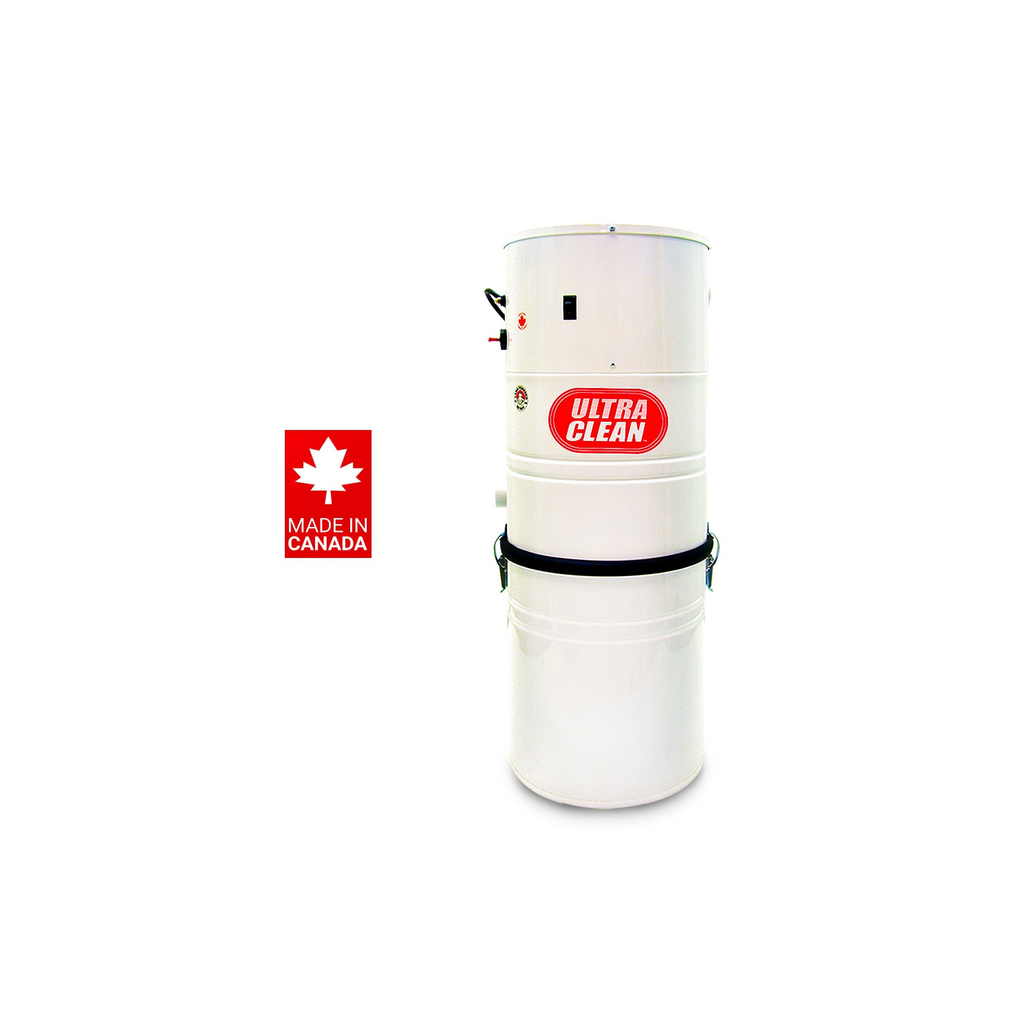 Ultra Clean SC100 Heavy Duty Powerful Central Vacuum System 655 AW All Steel Construction for up to 5,000 sq.ft. Homes – Made in Canada