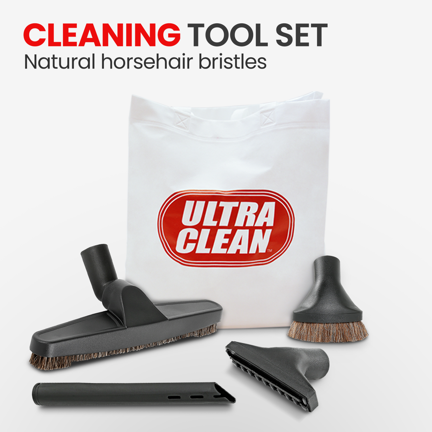 Système d'aspirateur central puissant ultra-propre SC100 – fabriqué au Canada – avec tuyau électrique de luxe, tête motorisée et accessoires