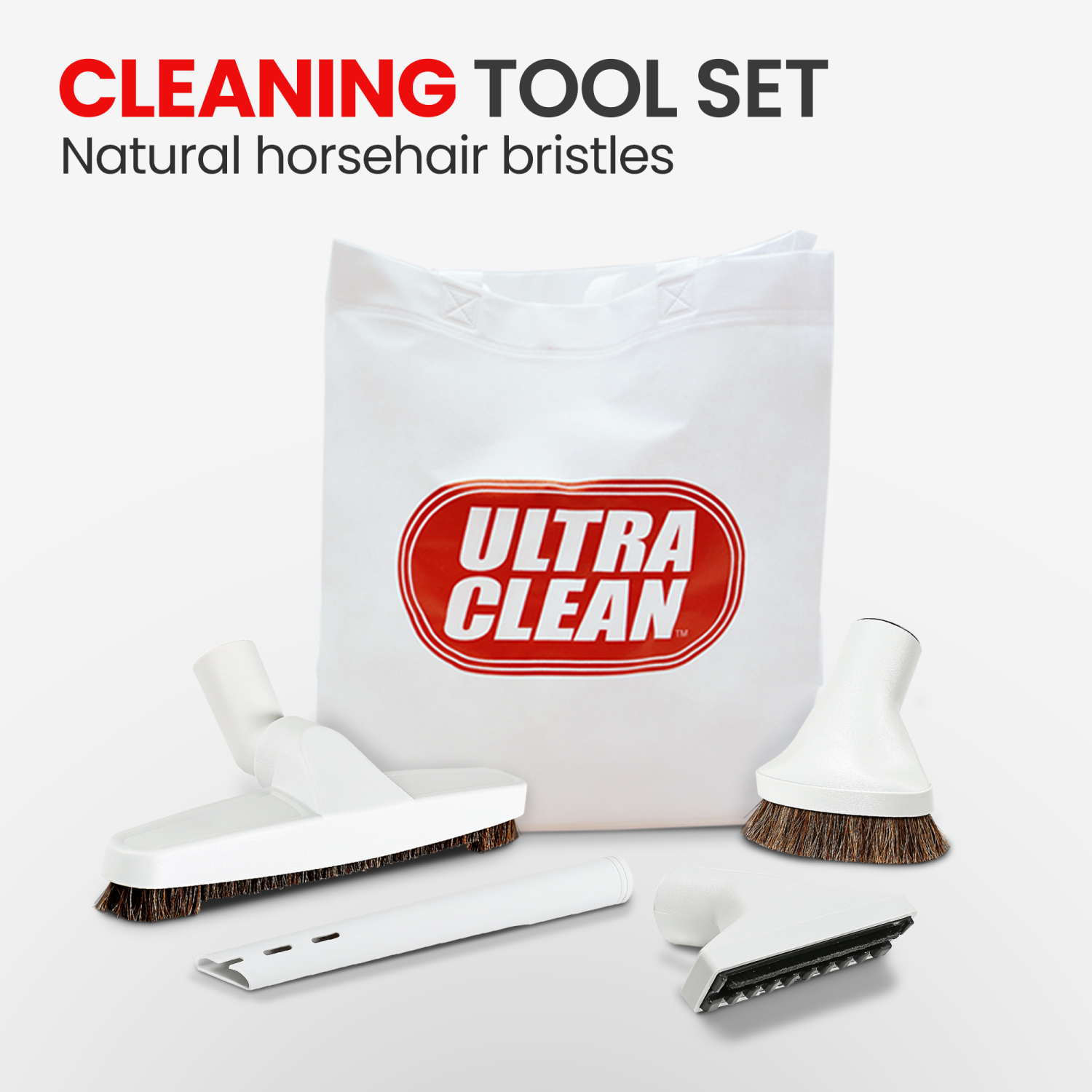 Système d'aspirateur central ultra-puissant SC100 ultra-propre – fabriqué au Canada – avec tuyau électrique de luxe, tête motorisée et accessoires