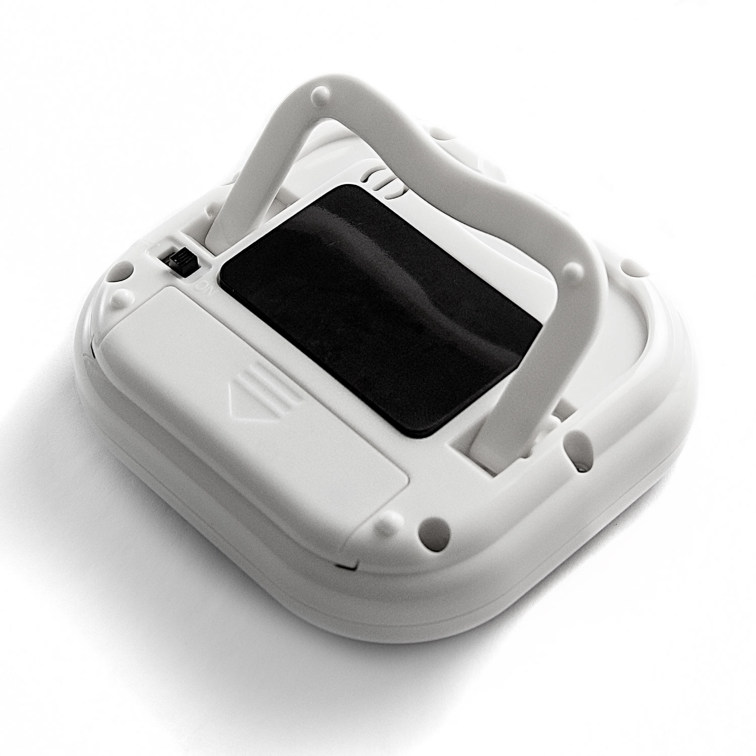 Biltek Digital Kitchen Timer Big Digits Loud Alarm Magnetic Backing Stand White