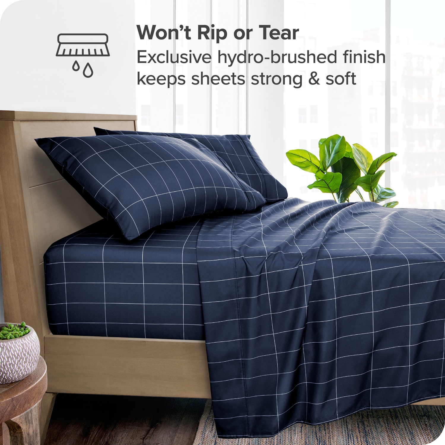 Bare Home Sheet Set - Premium 1800 Ultra-Soft Microfiber Sheets - Double Brushed - Hypoallergenic - Wrinkle Resistant
