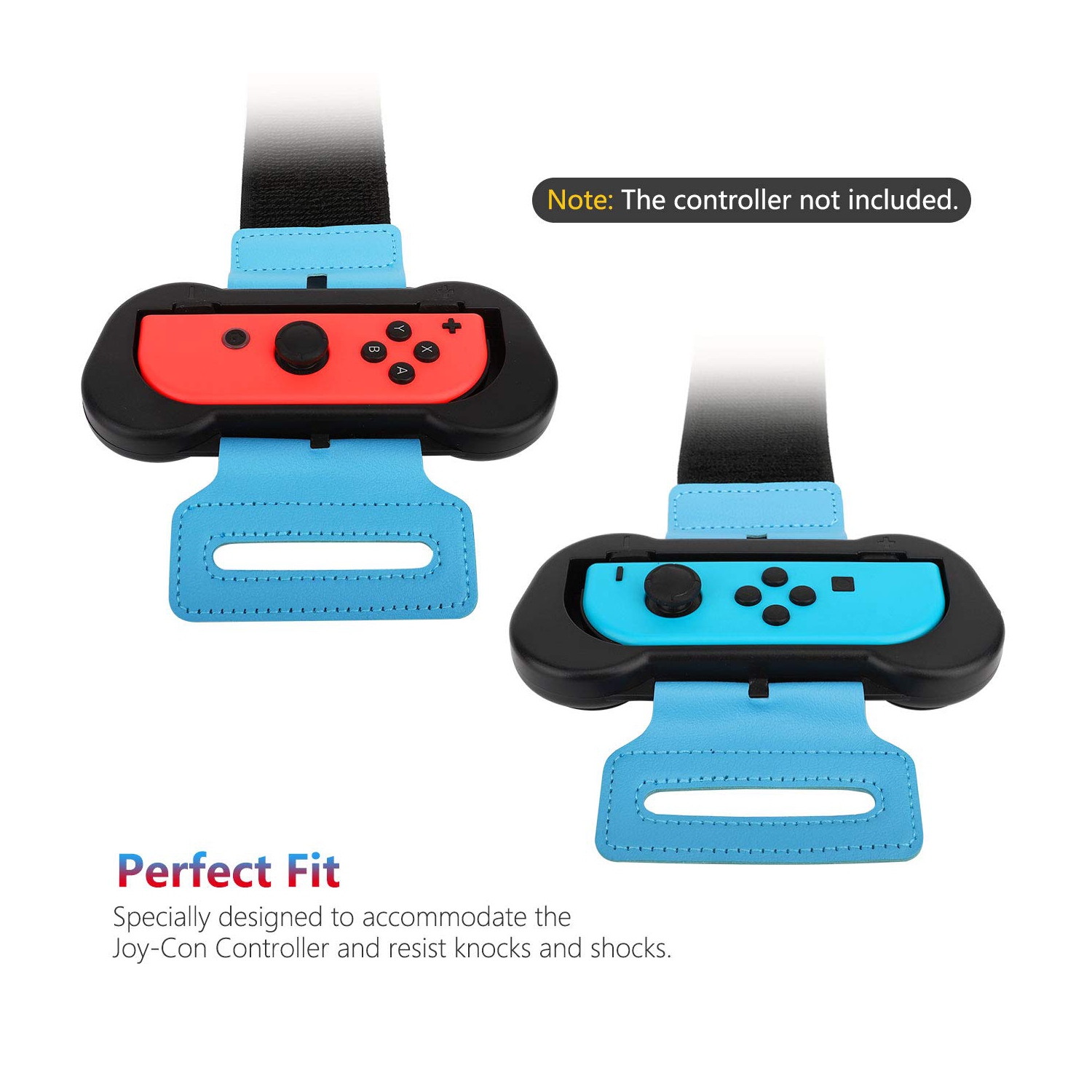 MoKo – bandes de poignet pour Just Dance 2022 2021 2020, Switch Sports, Switch Zumba Burn It Up, Cardio Boxing Series, compatible avec les WIT