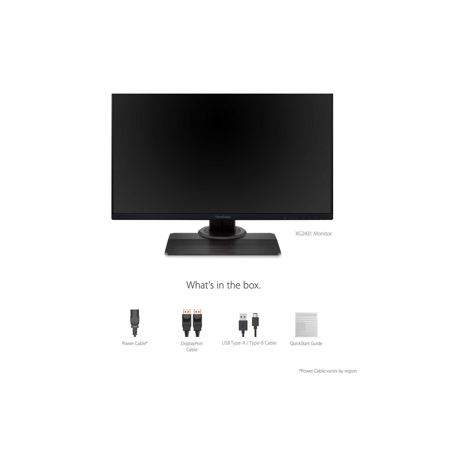 VIEWSONIC 24" FHD 240Hz 1ms GTG IPS LCD FreeSync Gaming Monitor - Black