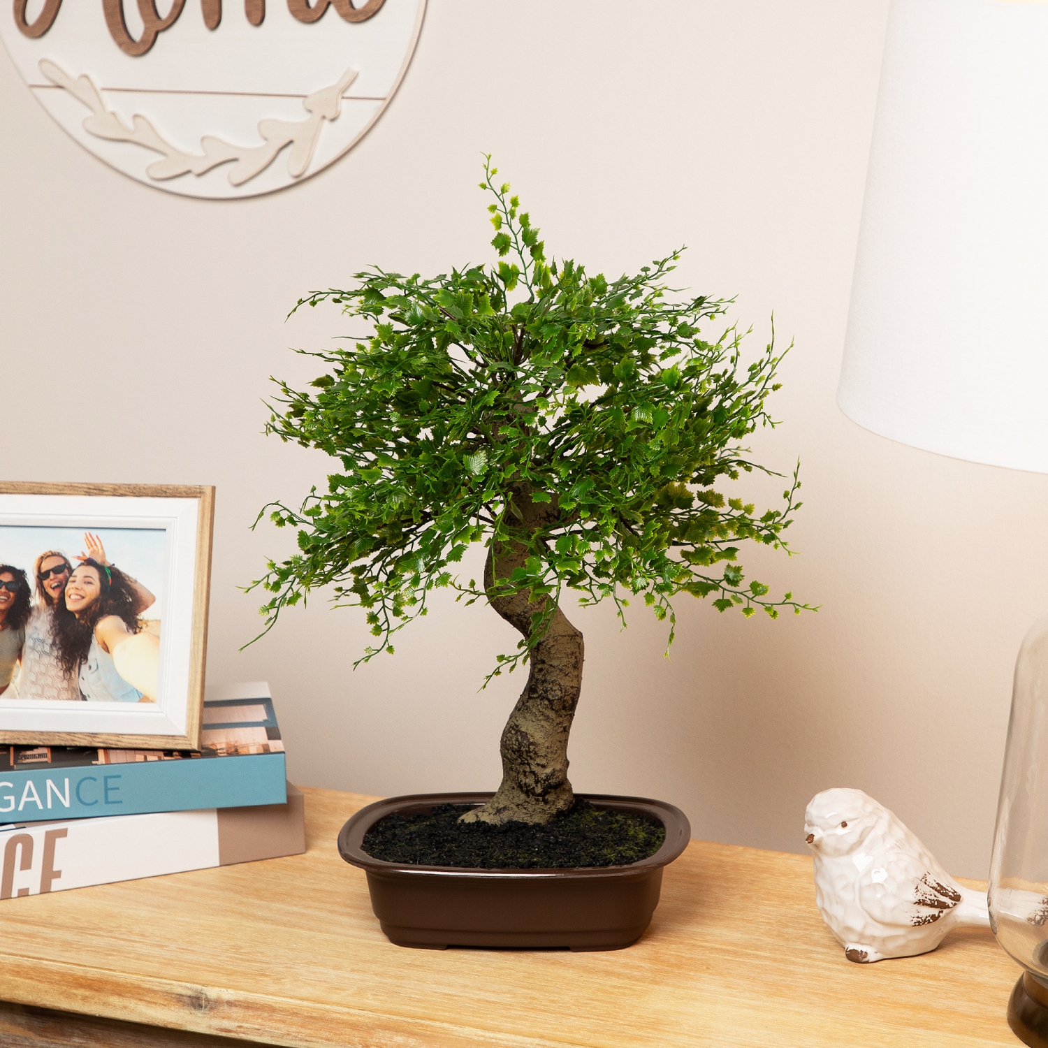 Mini Artificial Bonsai Tree in a Pot - 16"