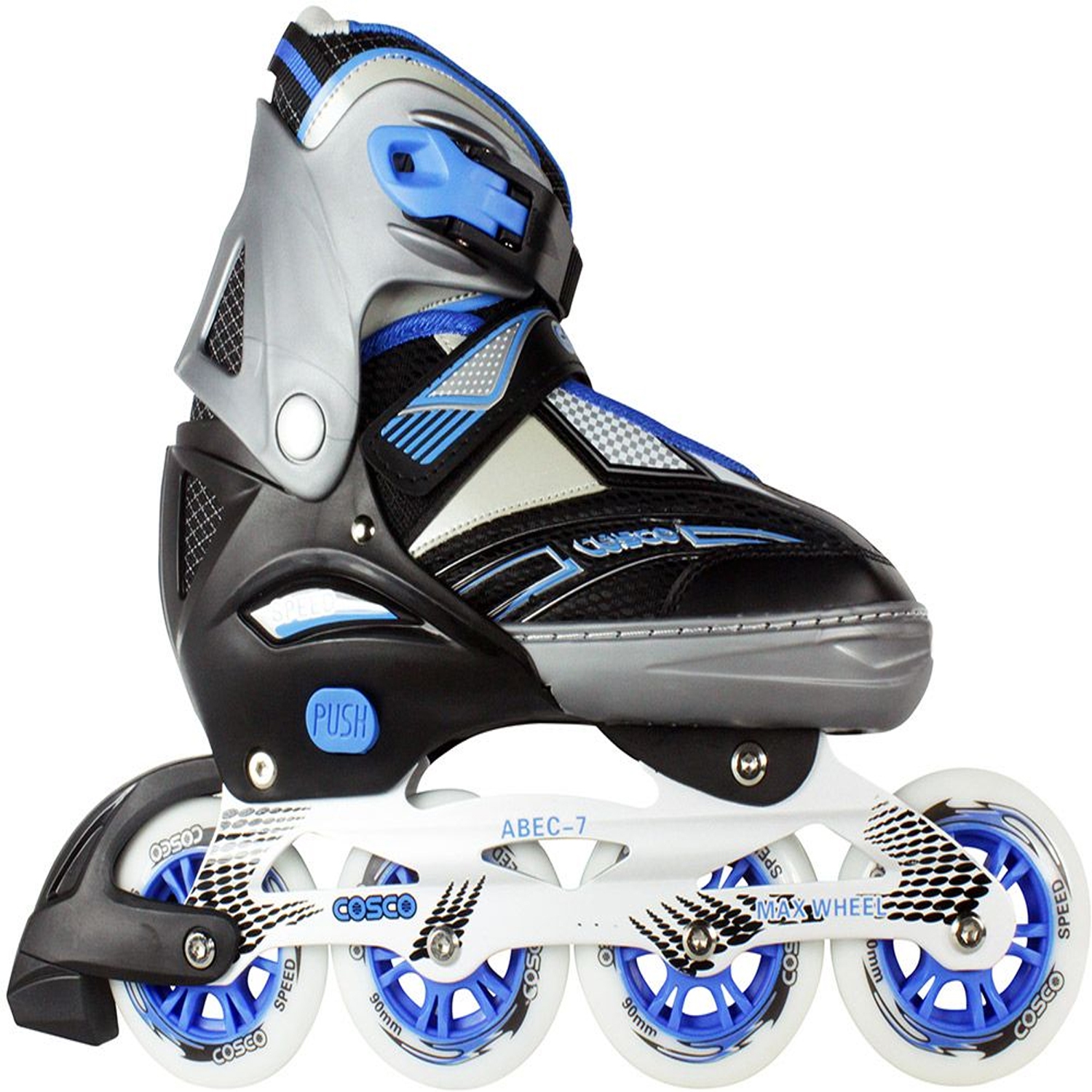 Skate Adjustable Inline Roller Skates with Built In Adjusters Kids Roller Boots for Boys & Girls
