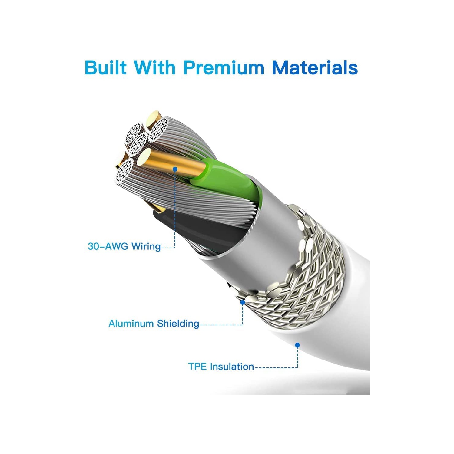 Q Lightning Cable MFi Certified, 3 Pack 3ft Lightning to USB-A Cable for iPhone Charger Compatible with iPhone 13 12 11 pro max 11 pro Xs Max XR X 8