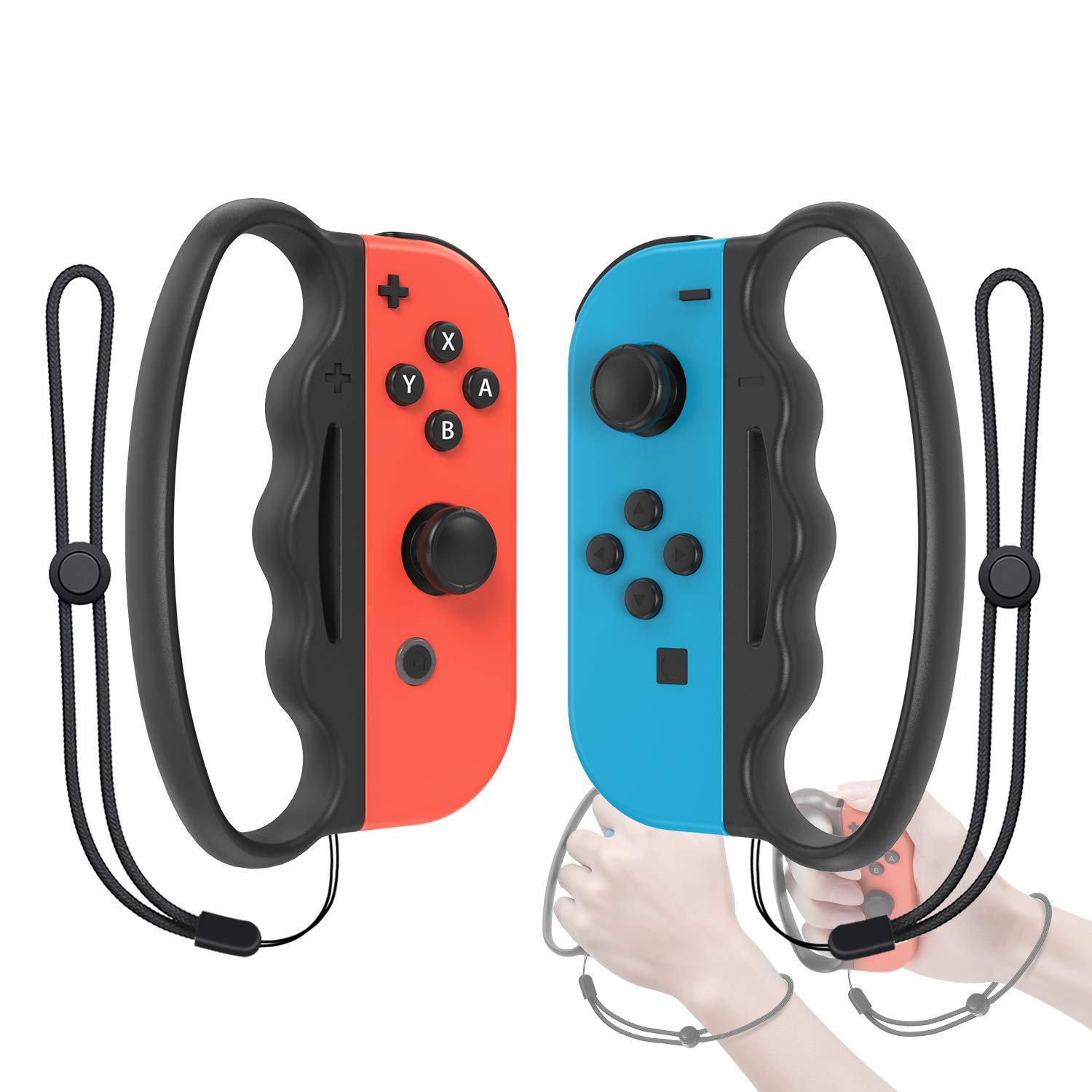 Fitness Boxing Hand Grip Compatible with Joy Con Controller, Compatible with Nintendo Switch/Switch OLED Model 2021 Controll