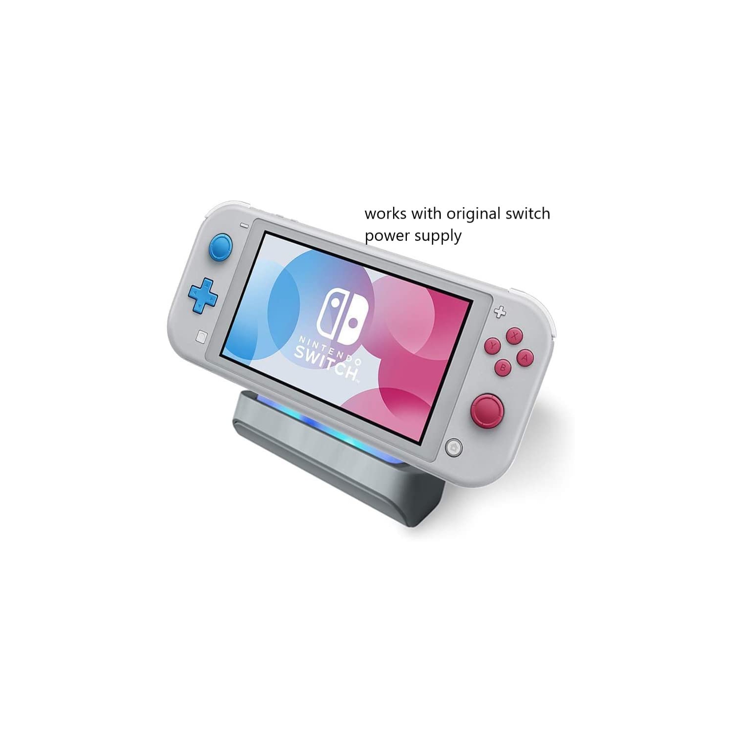 TNE - socle de chargement Switch Lite | Station d’accueil Mini charge Display avec port USB de type C pour Nintendo Switch/Switch Lite 20