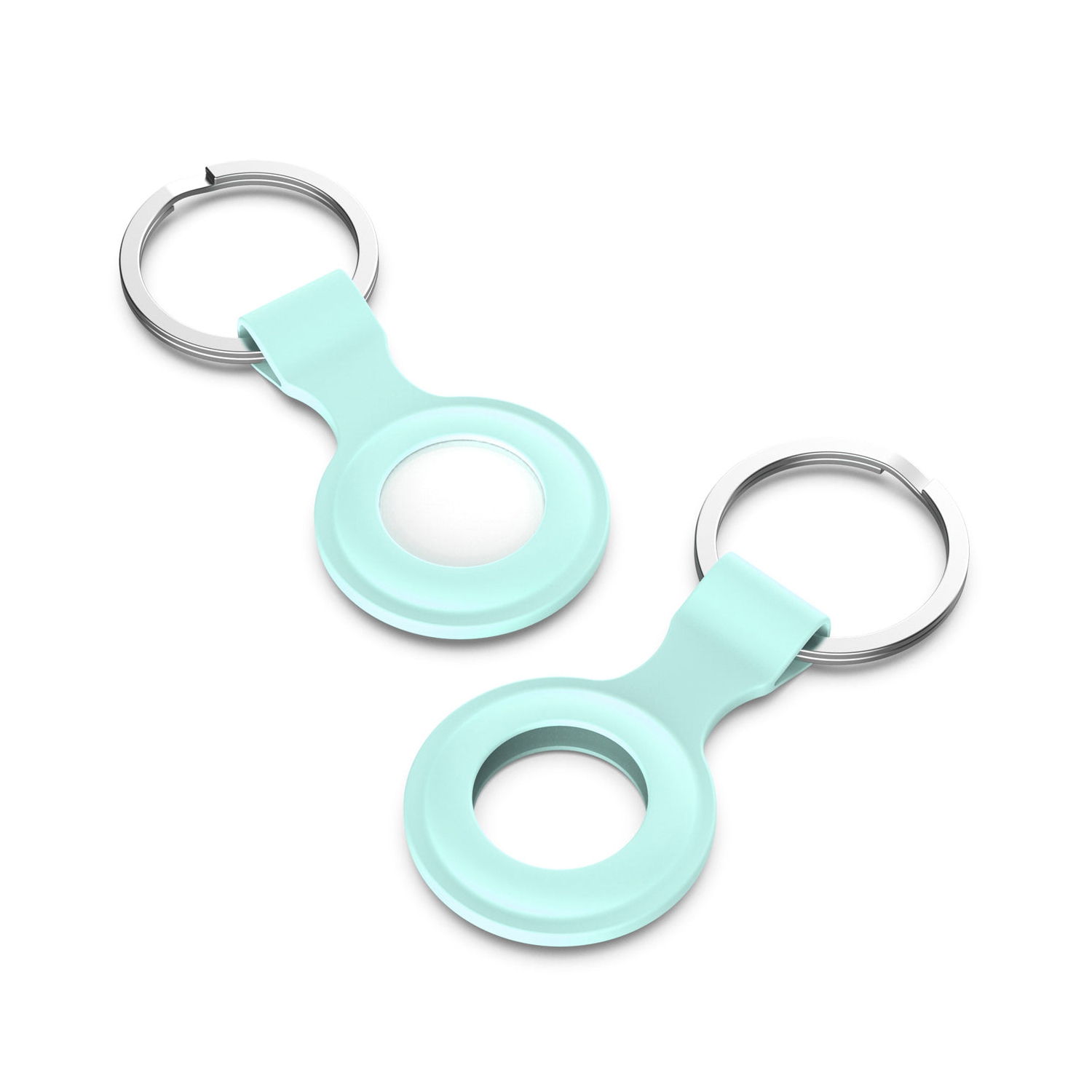 PANDACO Mint Blue Keyring Case for Apple AirTag