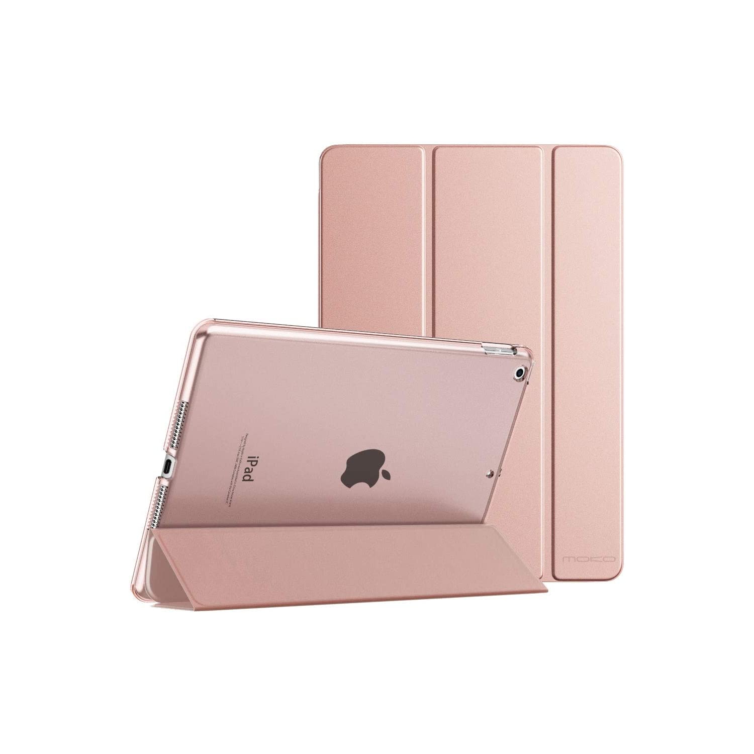 M iPad 10.2 Case for iPad 9th Generation 2021/ iPad 8th Generation 2020/ iPad 7th Generation 2019, Slim Stand Hard Back Shell Smart Cover Case for