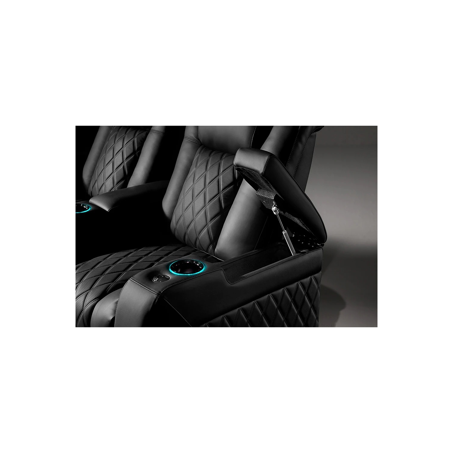 Valencia Tuscany Ultimate Recliner Home Theater Seating | Premium Italian Nappa Leather 20000, Power Lumbar & Power Headrest, RGB Lighting