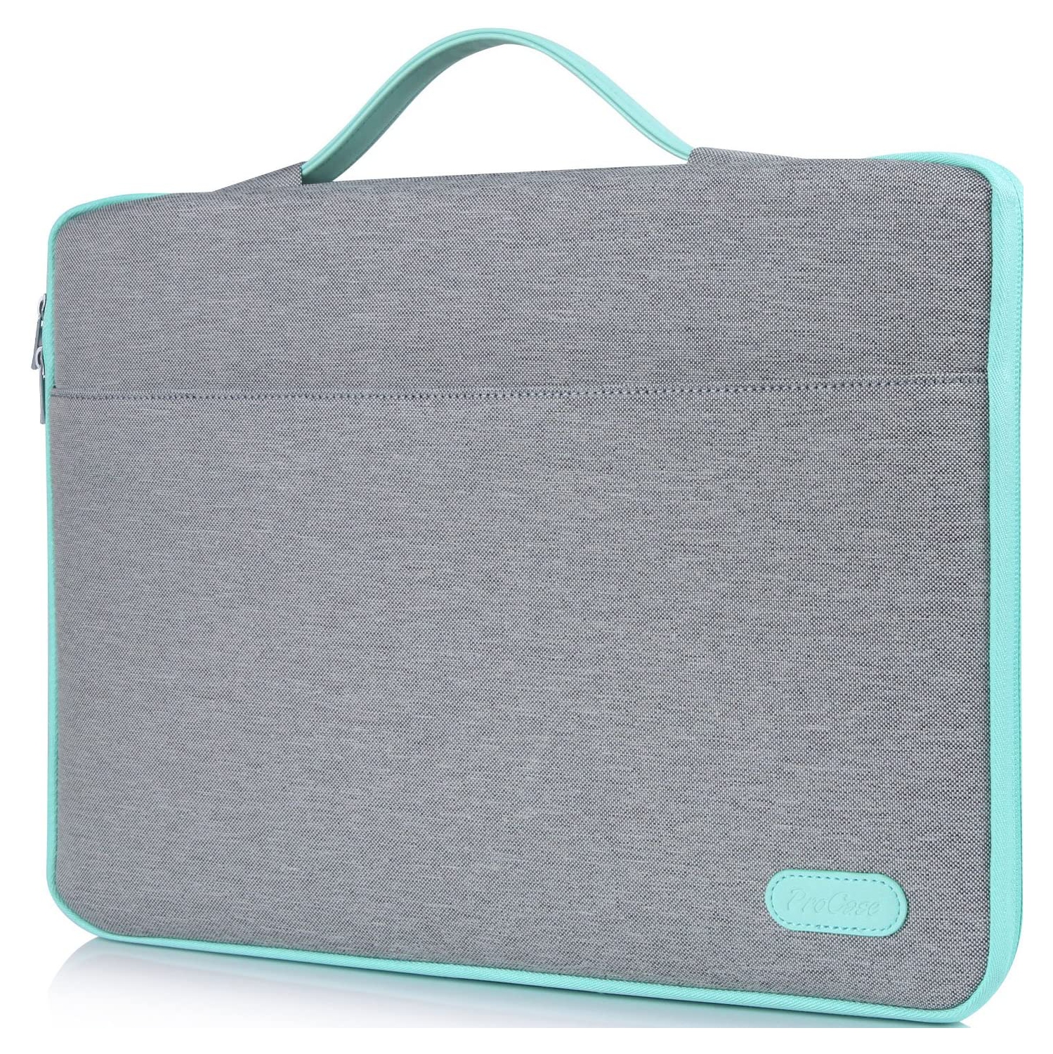P 14-15.6 Inch Laptop Sleeve Case Protective Bag, Ultrabook Notebook Carrying Case Handbag Compatible with MacBook Pro 16 / 14 15 15.6 Dell Lenovo HP Asus Acer Samsung Sony Chrome