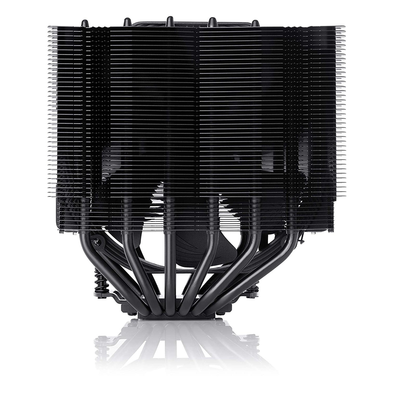 N NH-D15S CHROM.Black, refroidisseur double tour d'unité centrale haut de gamme avec ventilateur 140&nbsp;mm NF-A15 PWM