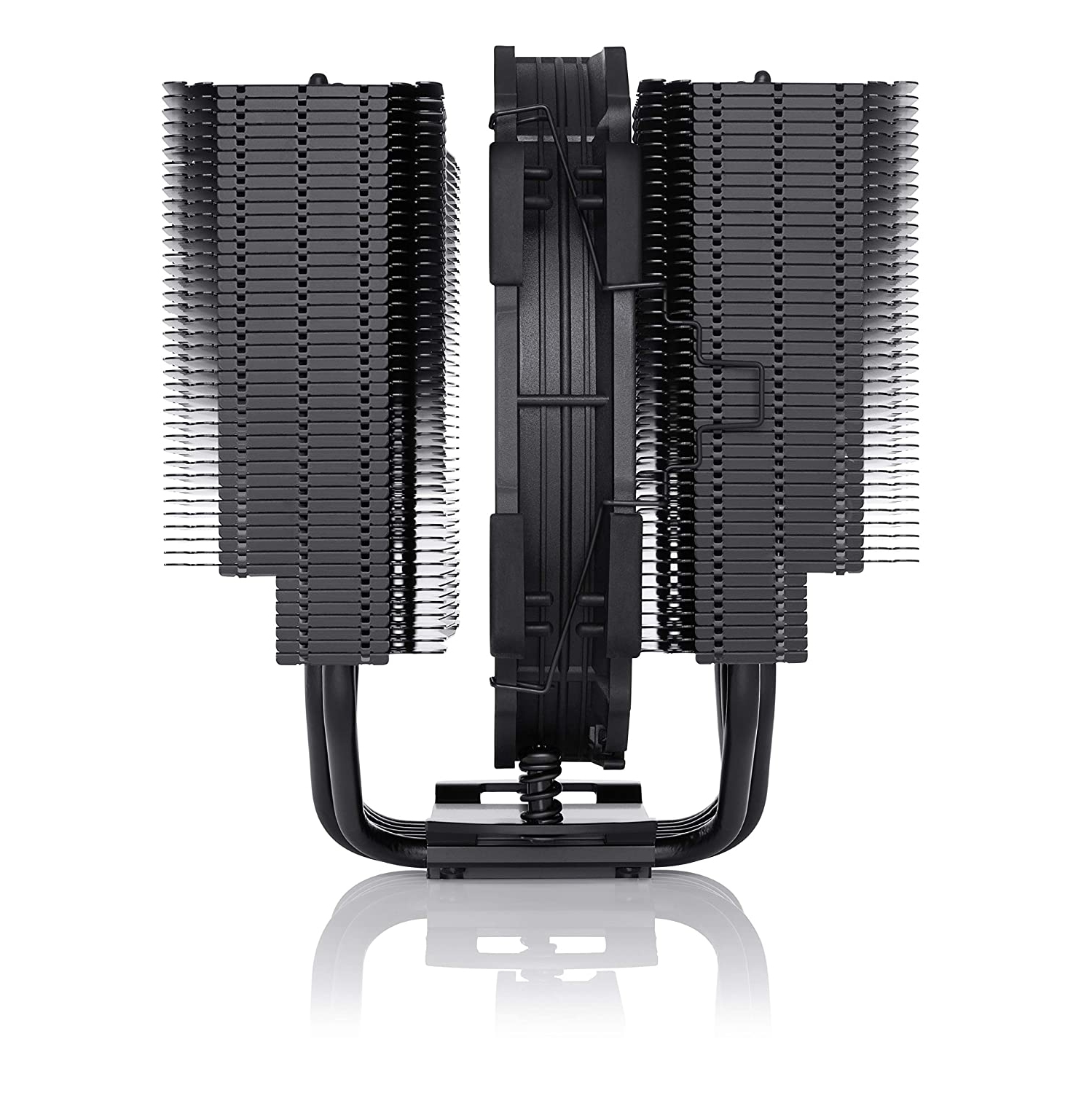 N NH-D15S CHROM.Black, refroidisseur double tour d'unité centrale haut de gamme avec ventilateur 140&nbsp;mm NF-A15 PWM