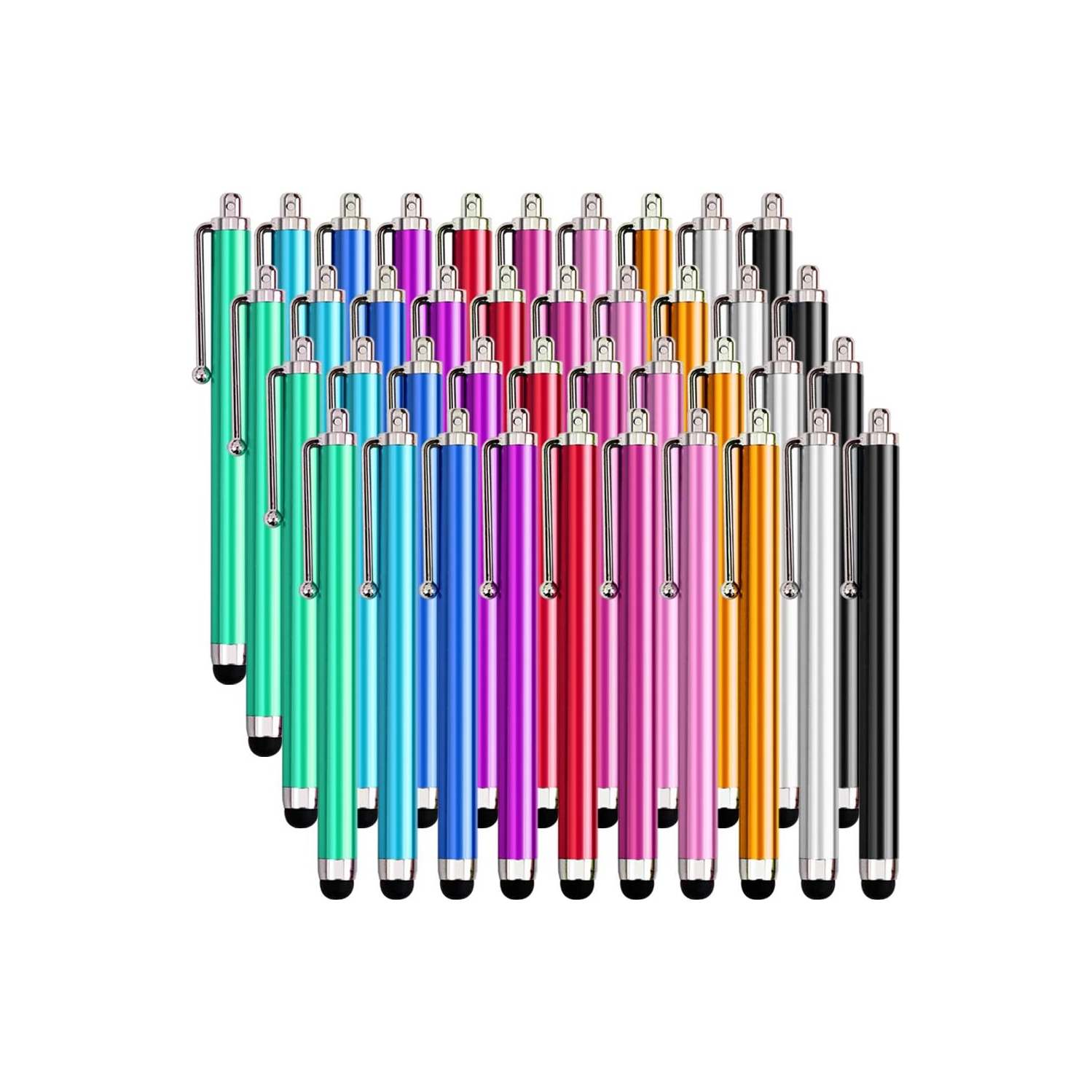homEdge Stylus Pen, 40 Packs Stylus for Touch Screen, Compatible with iPad, iPhone, Smart Phone and Tablet with Capacitive Touch Screen
