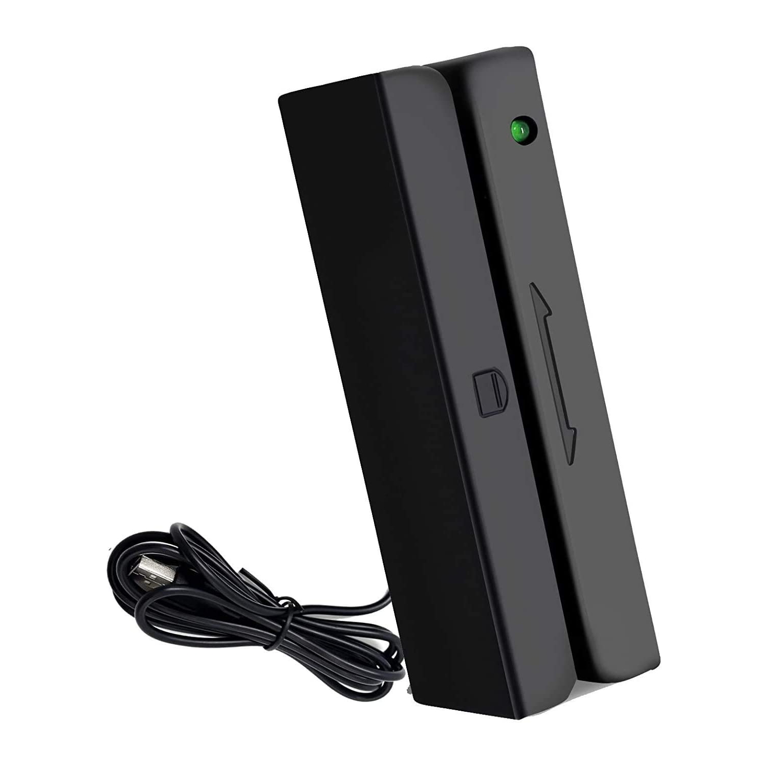 USB Magnetic Stripe Card Reader 3-Track POS Credit Card Reader Swiper MagStripe Swipe Card Reader