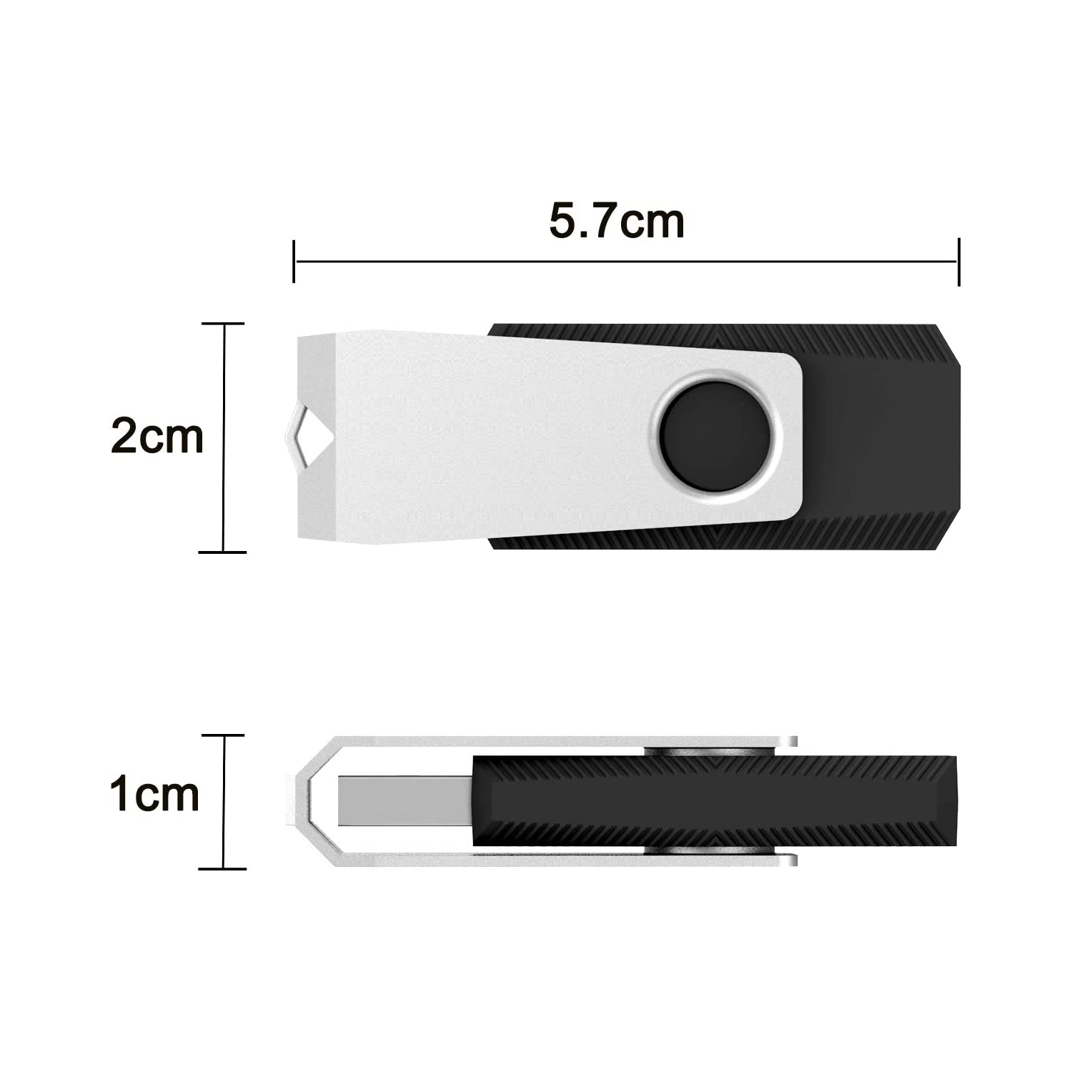 Clé USB 10 Go, clé USB 2.0 haute qualité USB 2.0 Classic, clé USB 8 Go, clé USB, clé mémoire clé USB, clé USB, lot de 10 clés USB stockage de données
