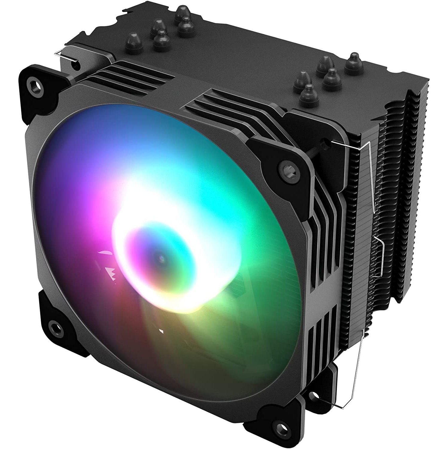 V V5 CPU Air Cooler w/ 5 Heat Pipes 120mm PWM Processor 150W TDP Cooler for Intel LGA 1700/1200/115X AMD Ryzen AM4 Universal Socket w/Addressable RGB