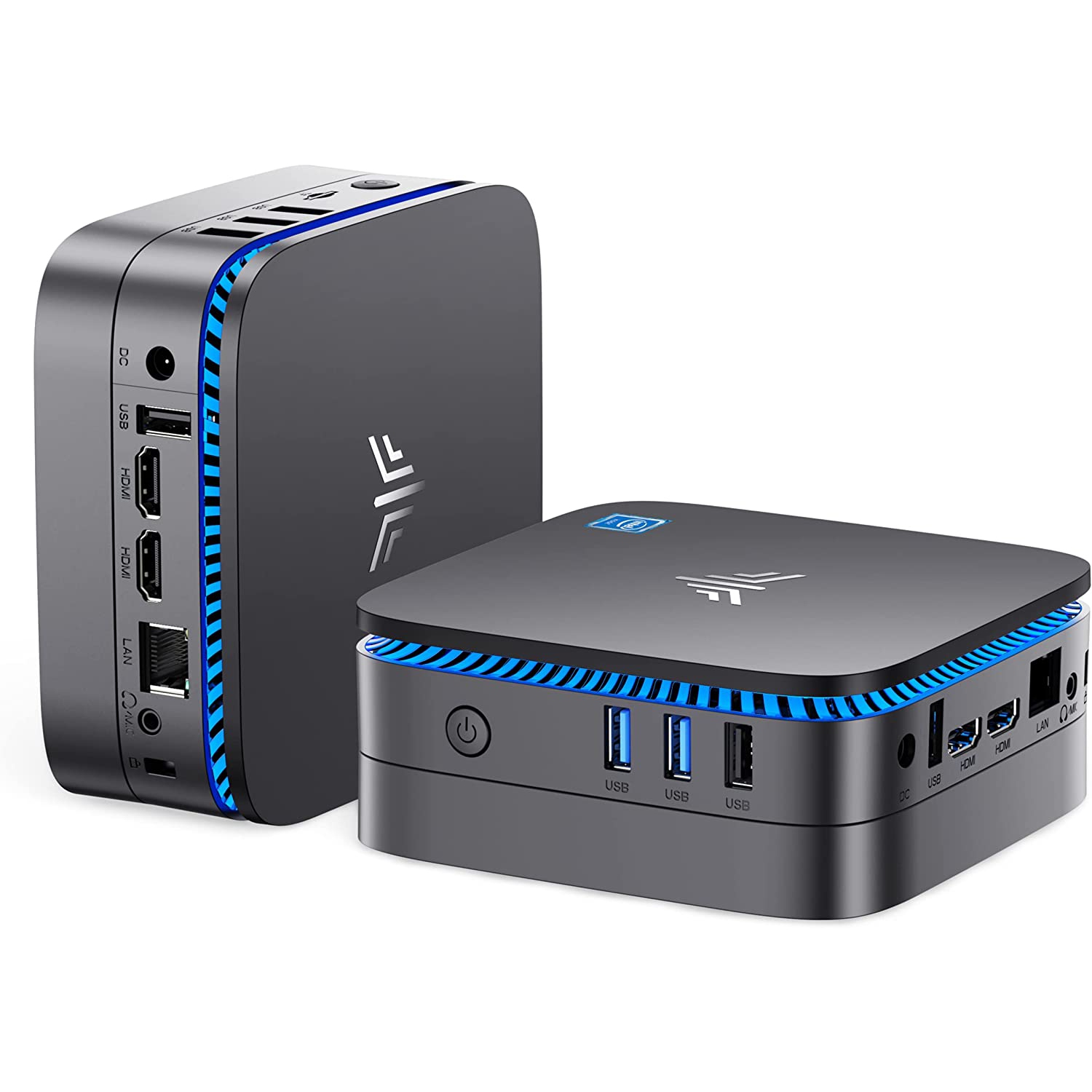 K Mini PC with Windows 11 Pro, Intel Celeron N5105(up to 2.9GHz) Mini Desktop Computers, 8GB RAM/256GB M.2 SSD Micro Computer Support 4K UHD, 2.4G/5.0G Wi-Fi, LAN for Business Hom