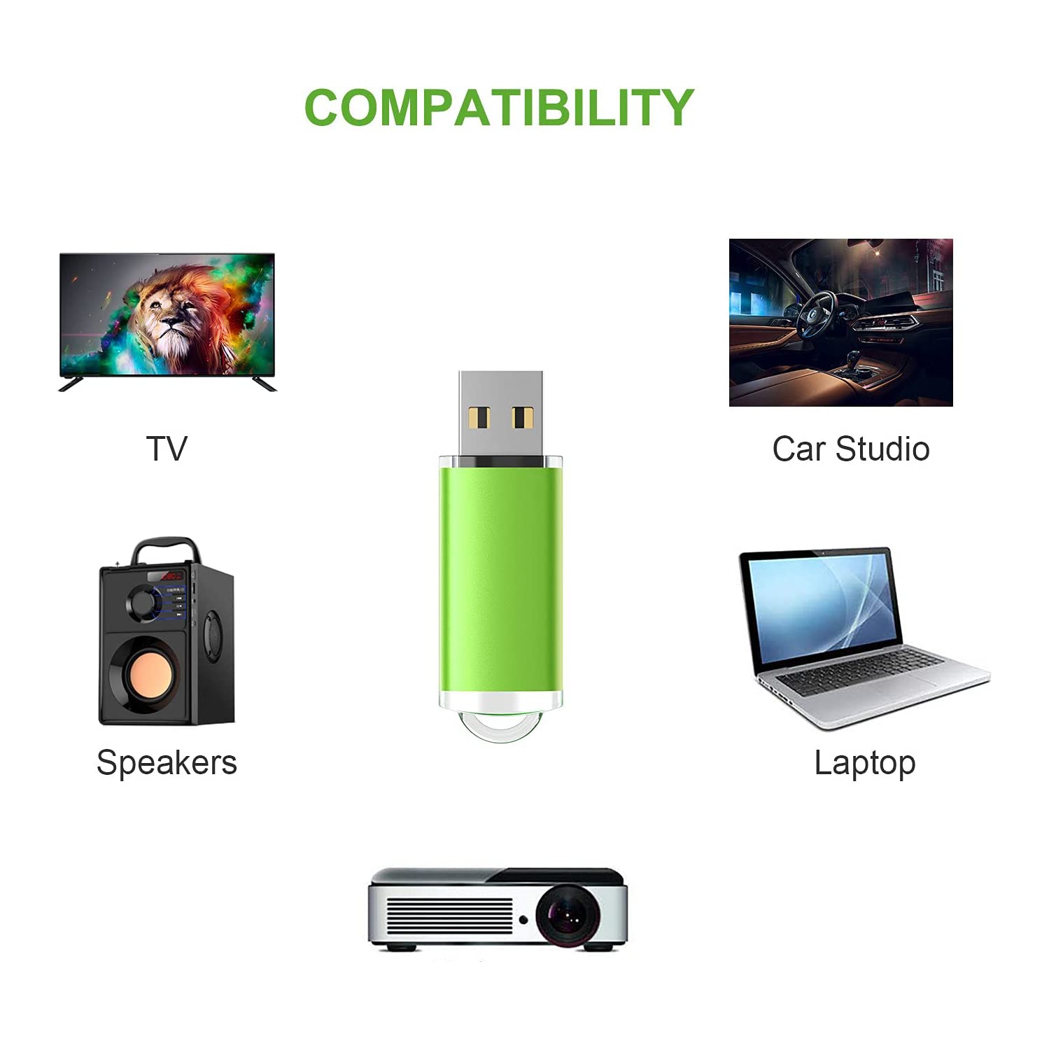 K clé USB de 16 Go 5 clé USB de mémoire 2.0 pivotante clé USB clé USB clé USB clé USB clé USB clé USB en vrac