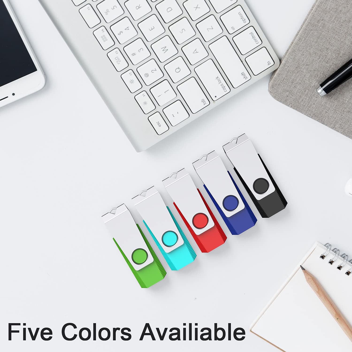 K clé USB de 16 Go 5 clé USB de mémoire 2.0 pivotante clé USB clé USB clé USB clé USB clé USB clé USB en vrac