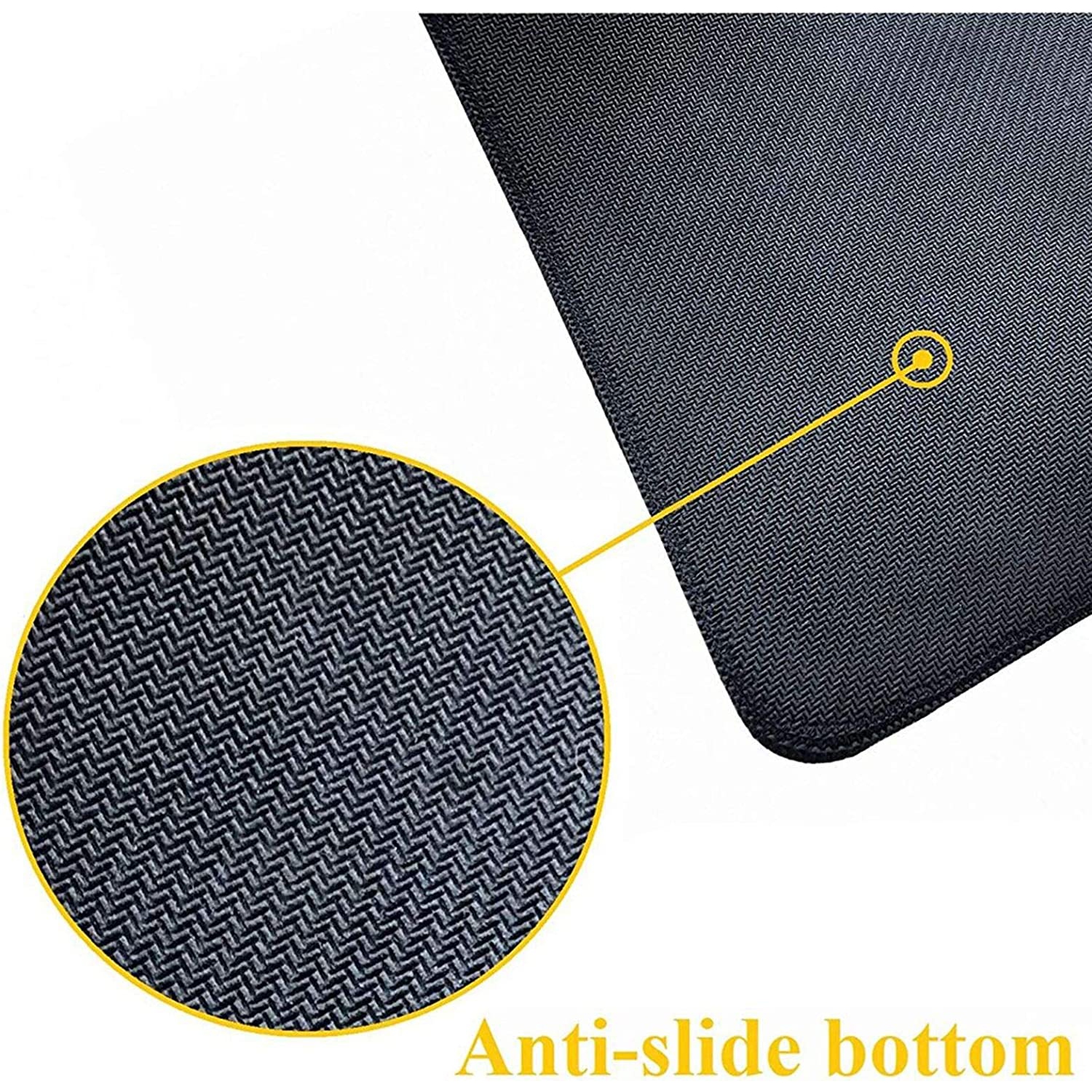 Black and White Mouse Pad Cherry Blossom Gaming Mouse Pad XL Long Mouse Pad Large XXL Mousepad Extended Stitched Edges Non-Slip Rubber Base Mice Pad