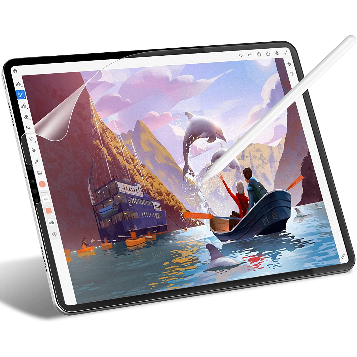 J Paper – Protecteur d’écran pour iPad Air de 5/4 10.9 po, iPad Pro de 11 po tous les modèles, pellicule de papier antireflet mat PET pour dessin