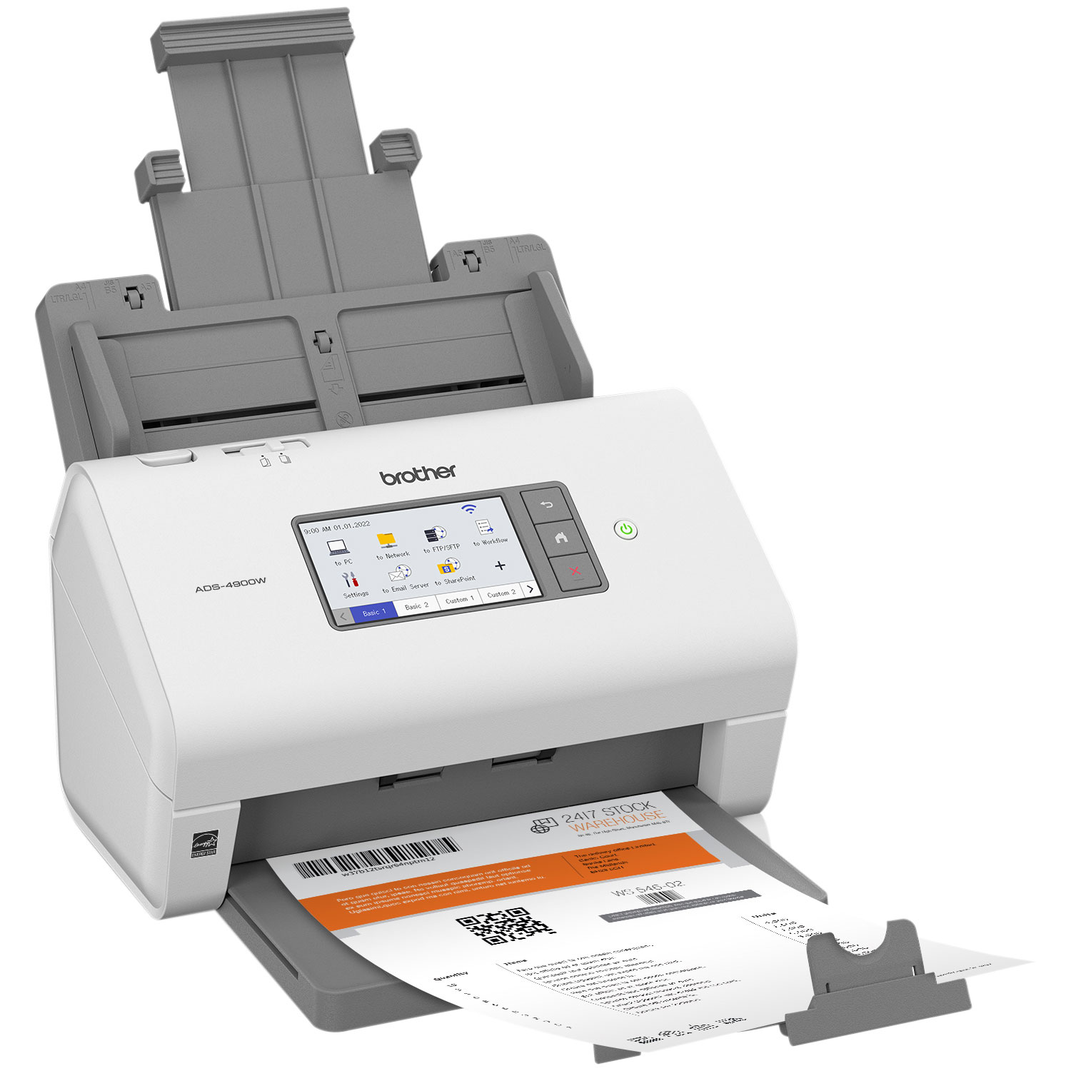Numériseur de bureau professionnel ADS-4900W de Brother