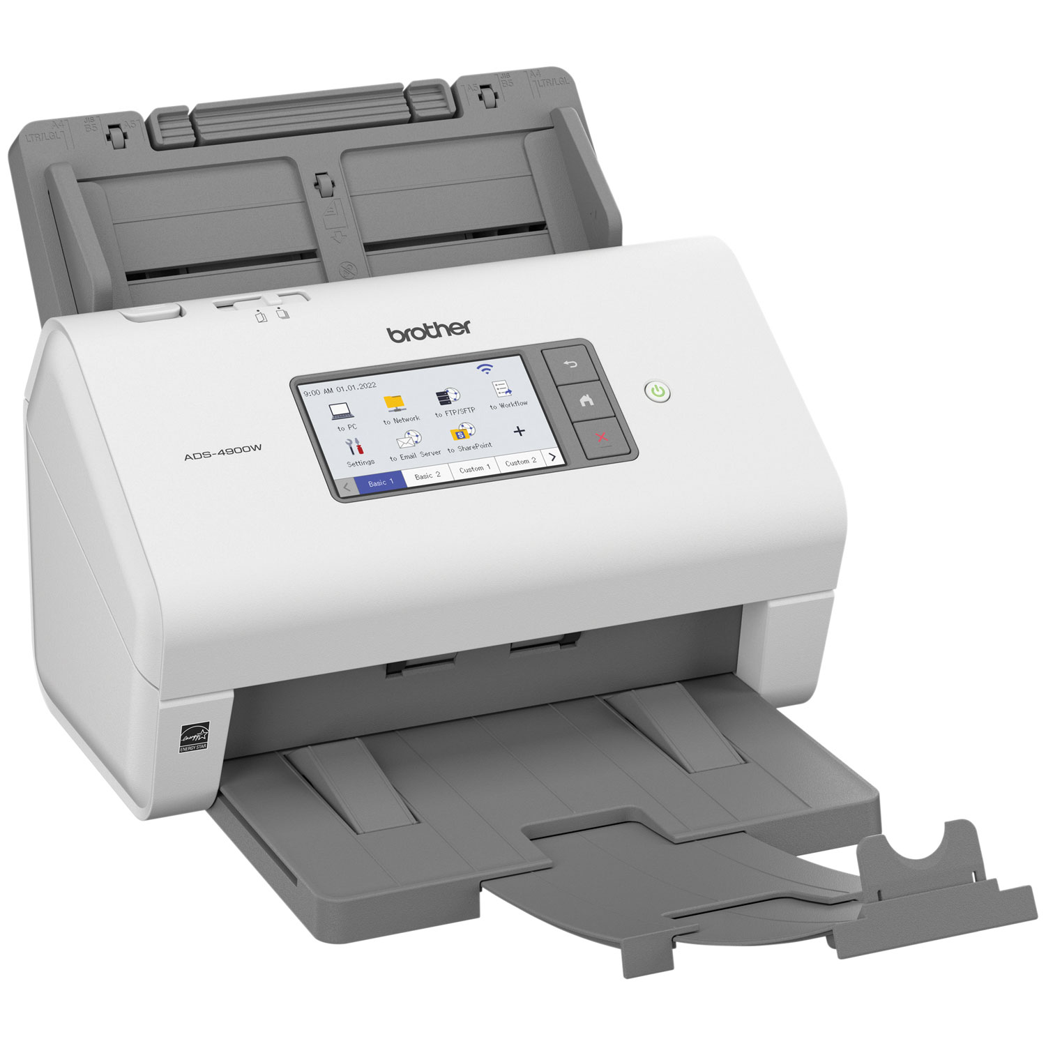 Numériseur de bureau professionnel ADS-4900W de Brother