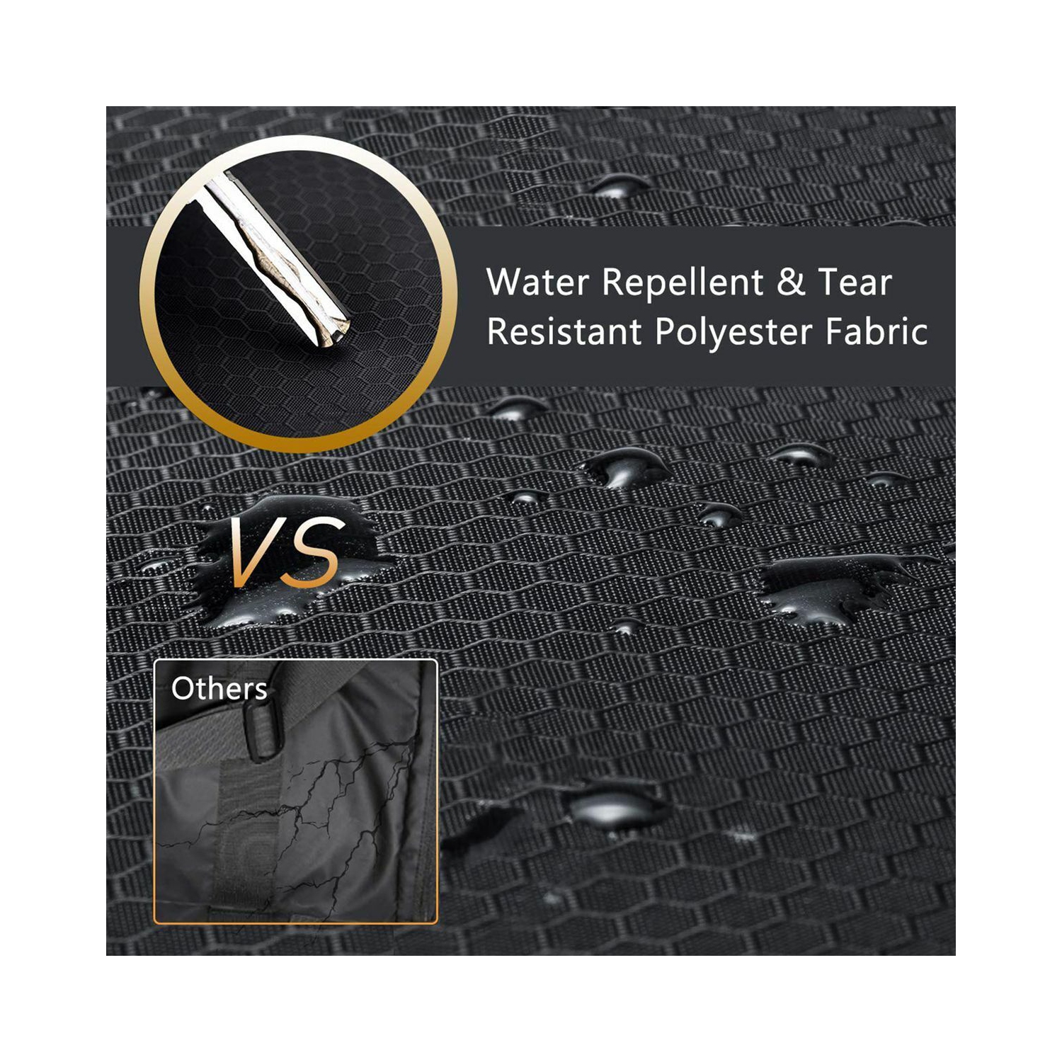 Sac de sport pliable de 40 l pour le sac de sport léger de voyage, noir