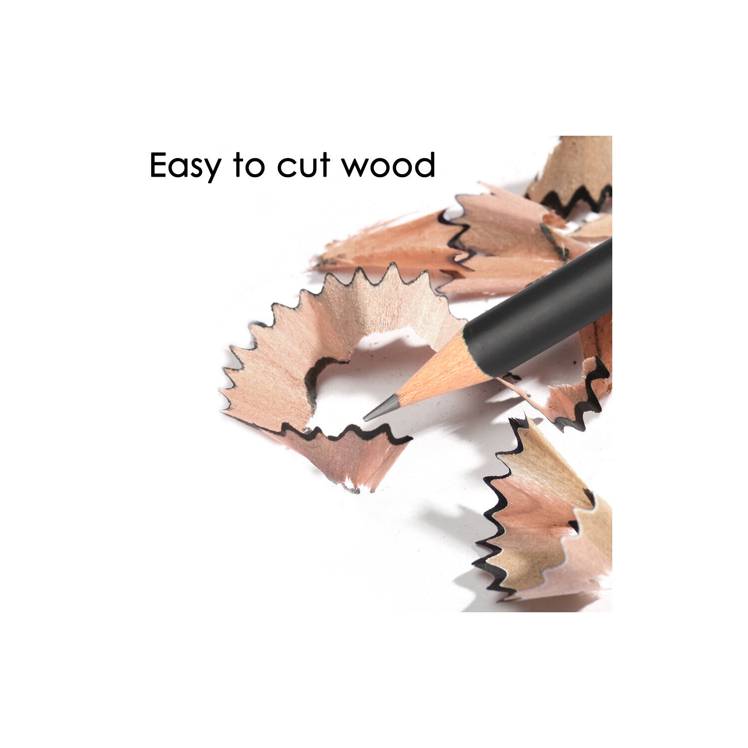 Drawing / Sketch Pencils Set Includes Erasers, Sharpener, Charcoals