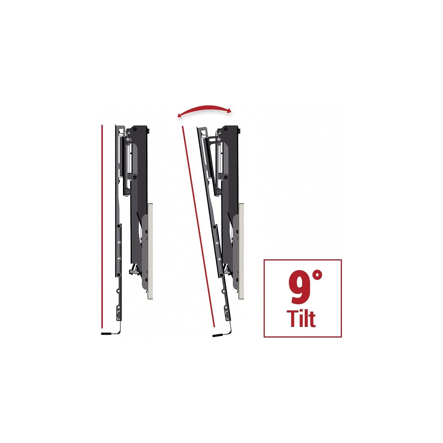 MantelMount MM700 Premier Series Above Fireplace Pull Down TV Mount for 45"-90" TVs Over Mantel