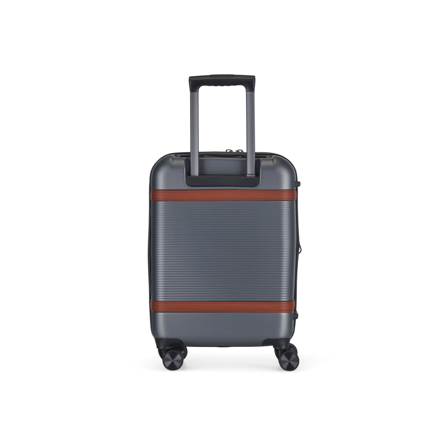 Bugatti - Wellington Hardside Carry-on Luggage with Expansion - Silver