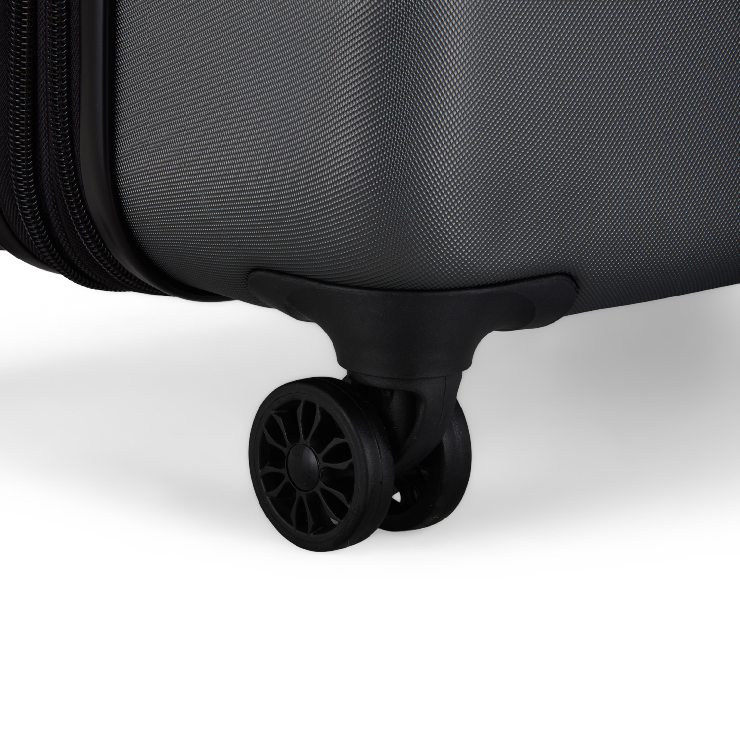 Bugatti - Geneva Hardside Carry-on Luggage with Expansion - Charcoal