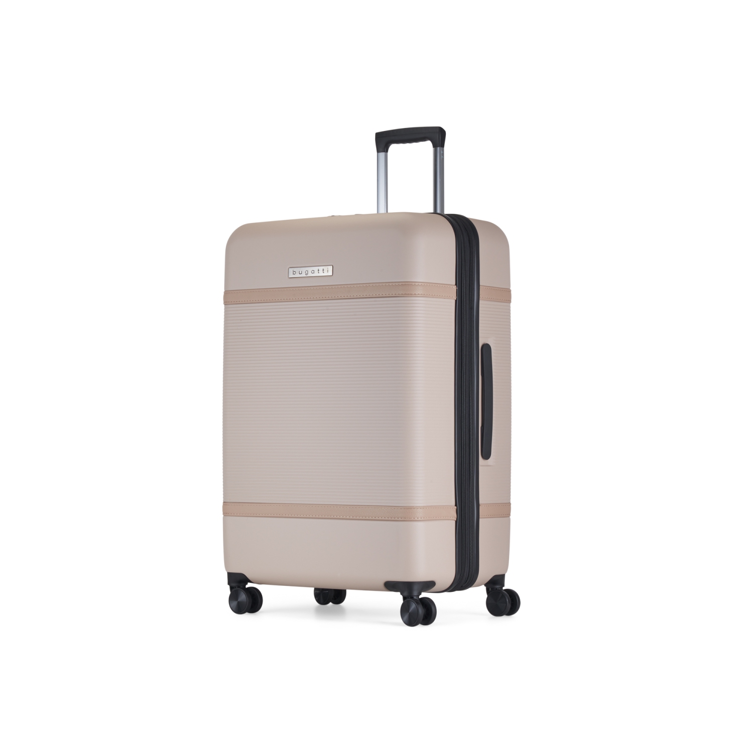 Bugatti - Wellington Hardside Large Luggage with Expansion - Beige