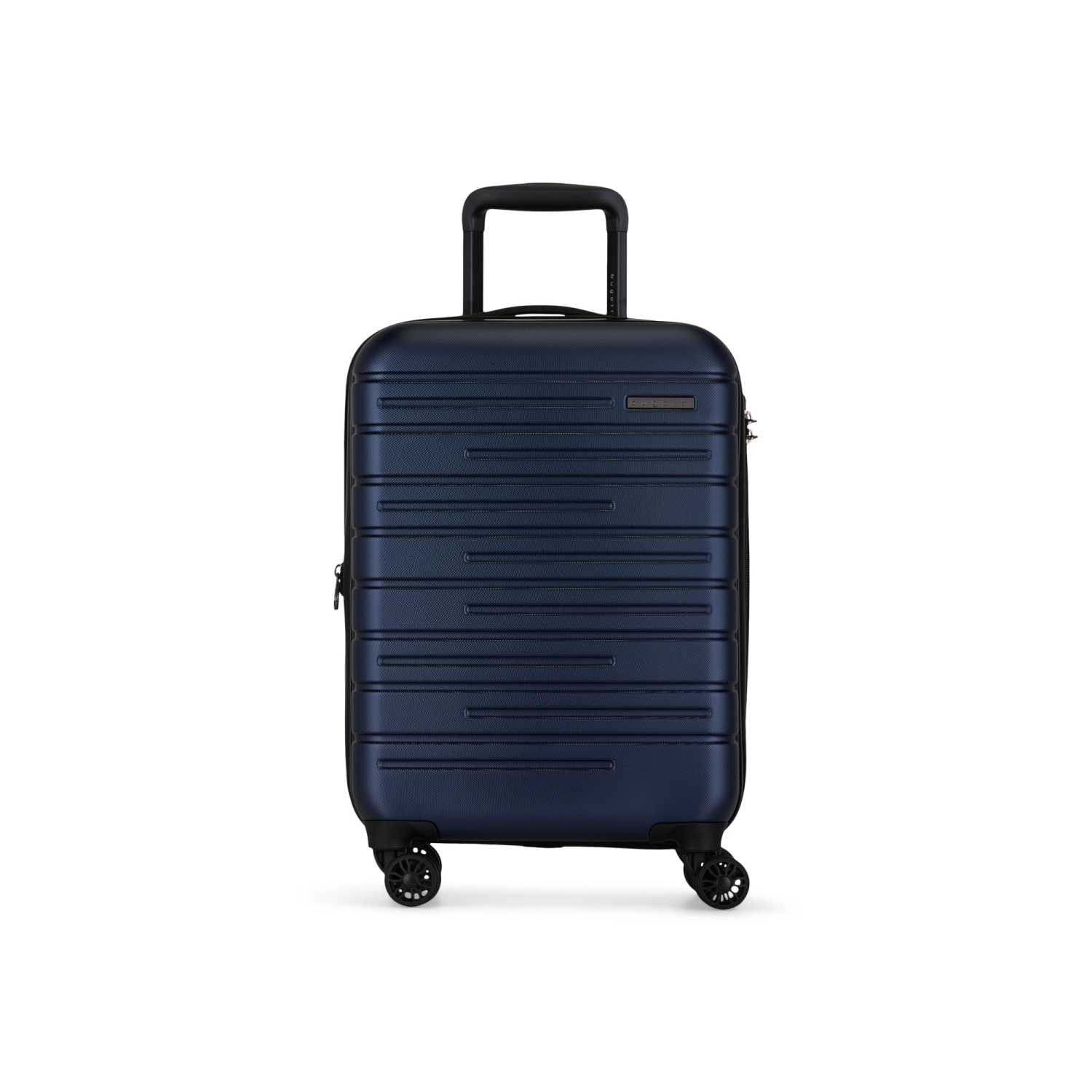 Bugatti - Geneva Hardside Carry-on Luggage with Expansion - Navy