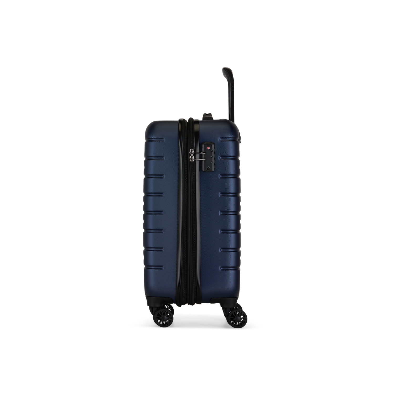 Bugatti - Geneva Hardside Carry-on Luggage with Expansion - Navy
