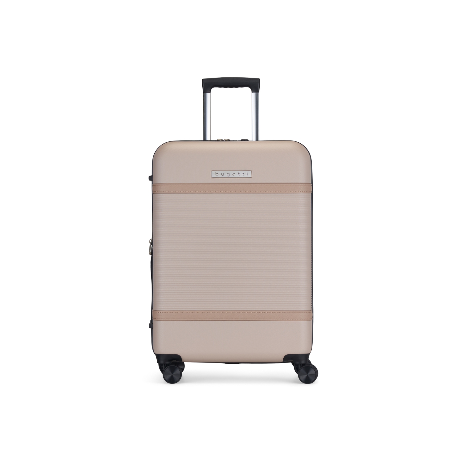 Bugatti - Wellington Hardside Medium Luggage with Expansion - Beige