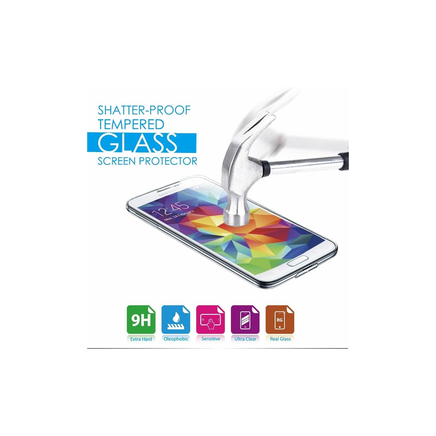 [PAQUET de 2] Protecteur d’écran en verre trempé pour Galaxy J3 2018 de Samsung - convient aux étuis