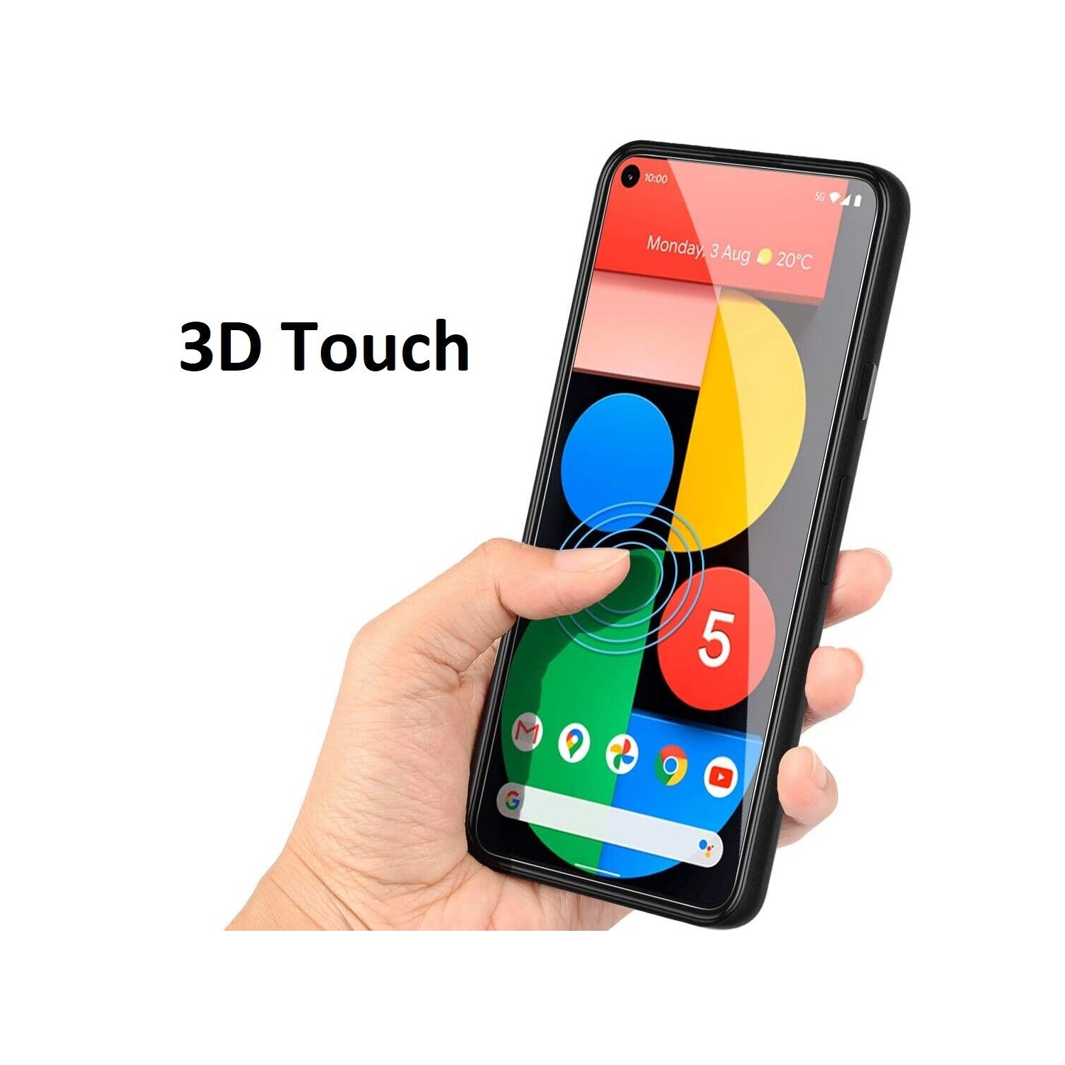 [PAQUET de 2] Protecteur d’écran en plastique Hydrogel pour Pixel 4 de Google - compatible avec les étuis