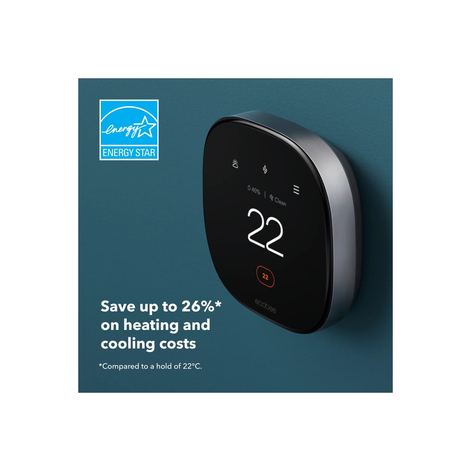 Nouveau en 2022! Thermostat intelligent Premium d’ecobee avec capteur intelligent