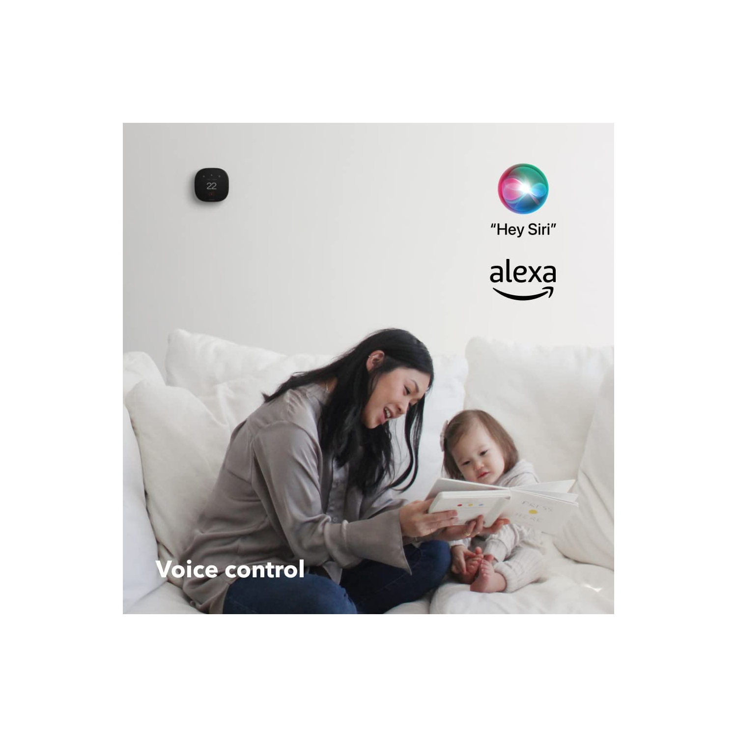 Nouveau en 2022! Thermostat intelligent Premium d’ecobee avec capteur intelligent